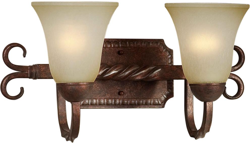  LW51120227 Shandy 17-in 2-Light Black Cherry Traditional Vanity Light