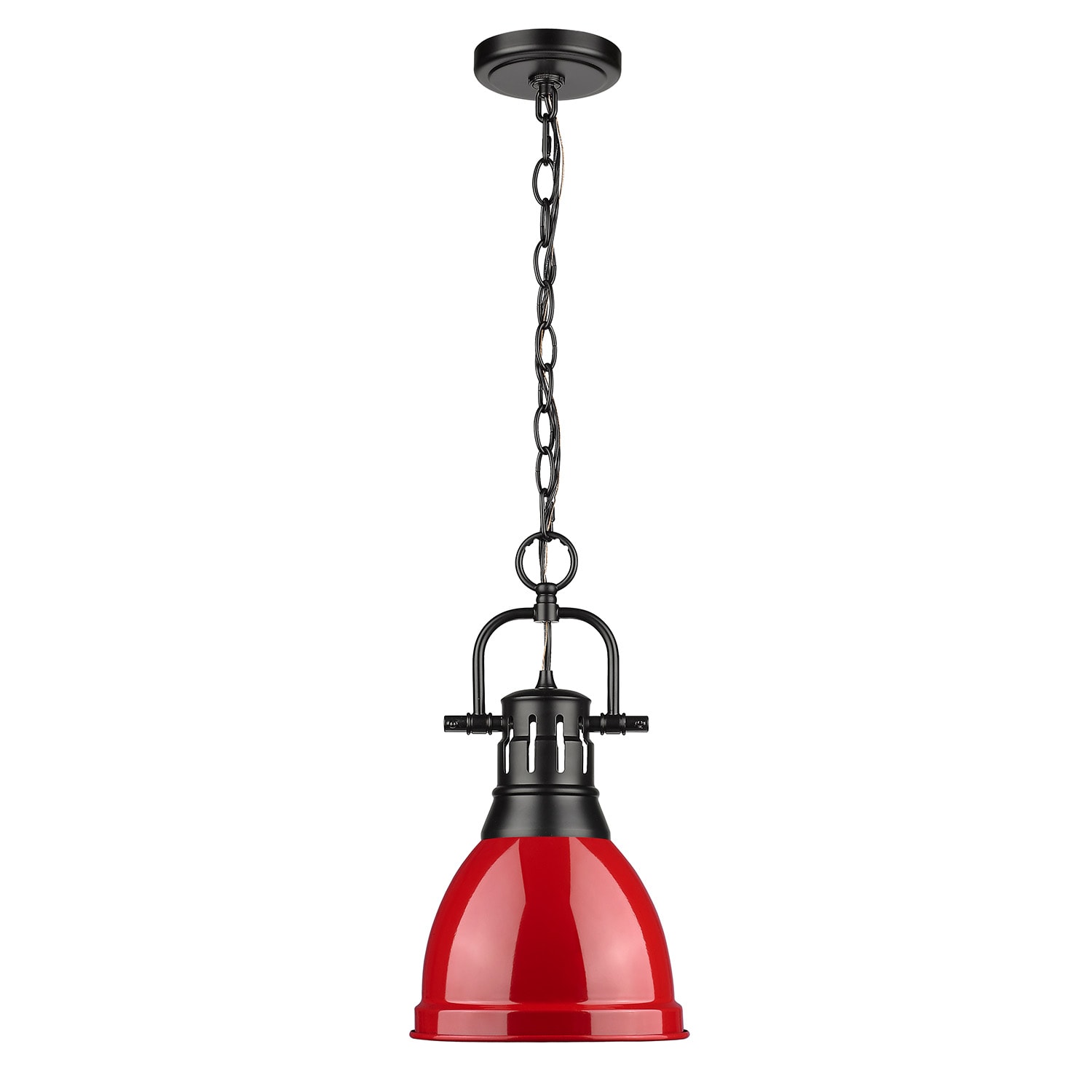 Golden Lighting 3602-S BLK-RD Pendant-Lights - View #2