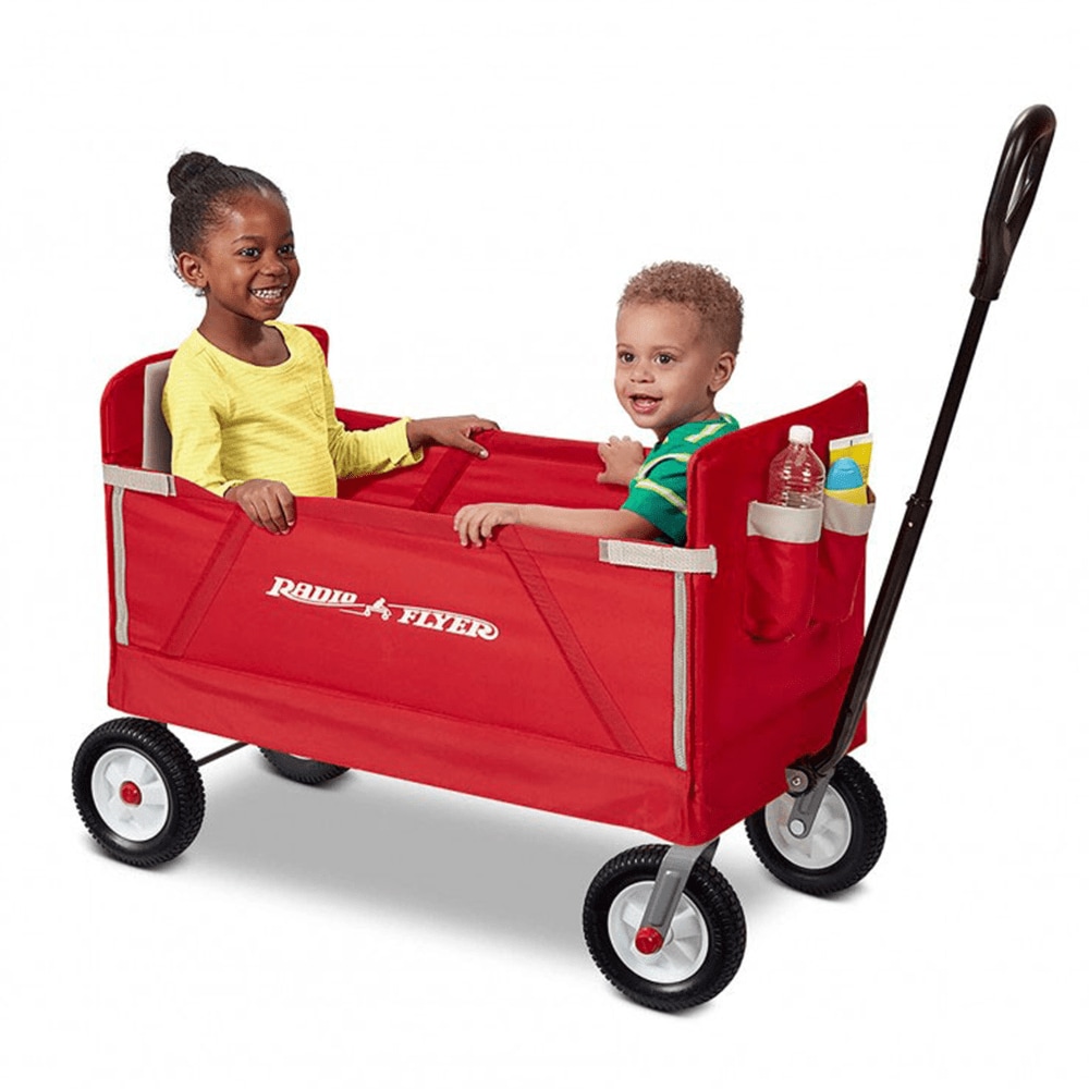 Radio Flyer 143762 All Terrain 3-in-1 Off Road EZ Fold Wagon for Kids and Cargo