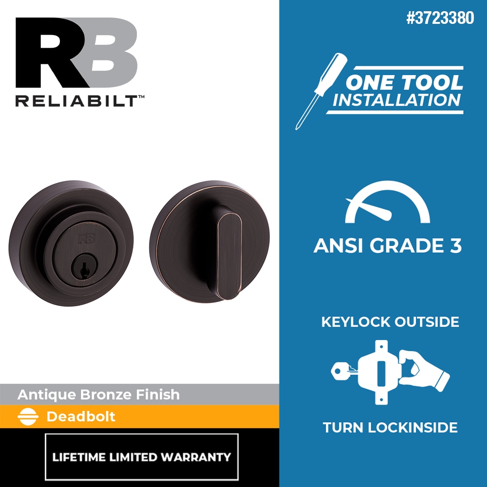 RELIABILT 93690-017 Door-Deadbolts - View #2