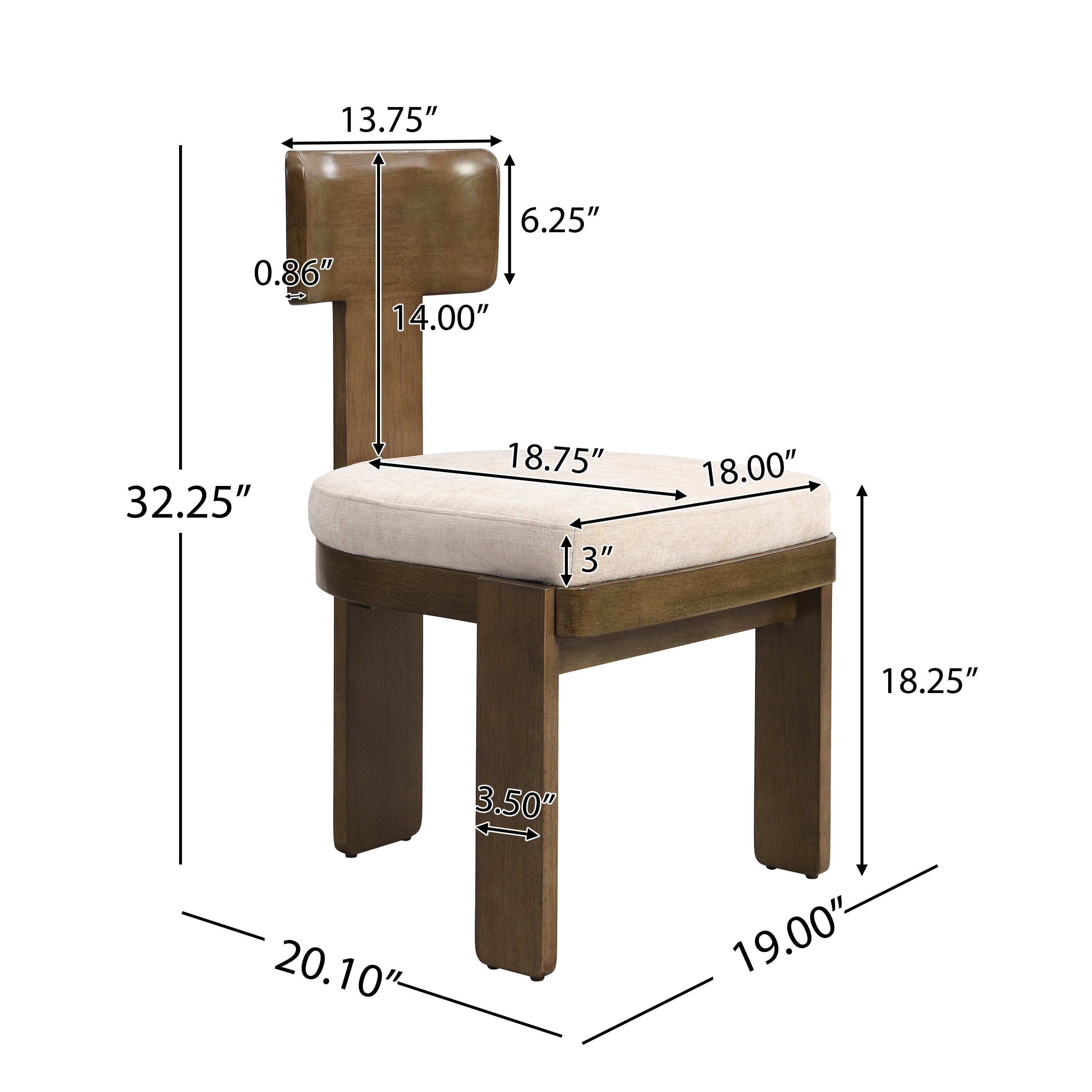 ModernLuxe L3P-N779P236964A Dining-Chairs - View #2