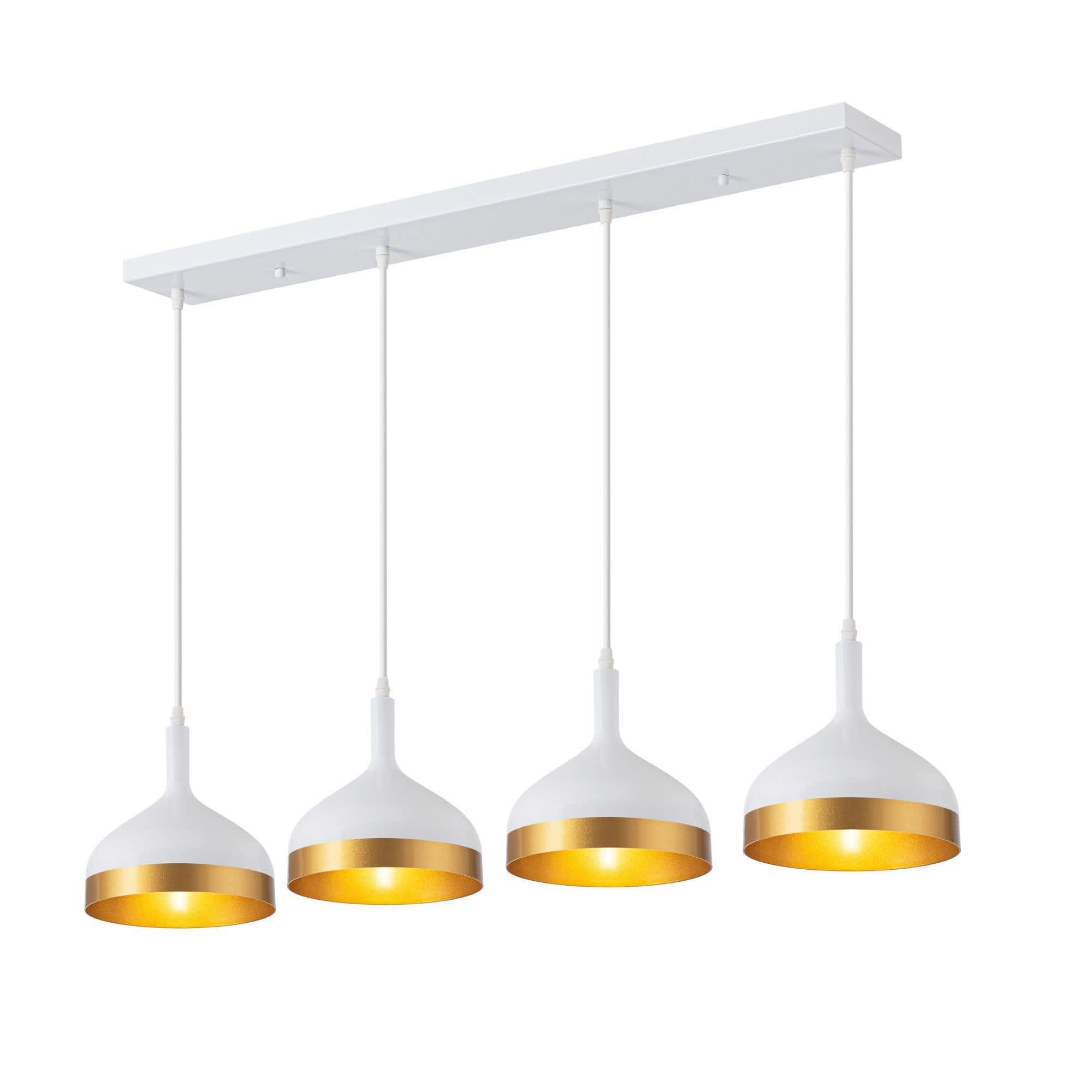 ARTCRAFT Dash 4 - Light -Modern White/Gold / Multicolor Metal Pendant