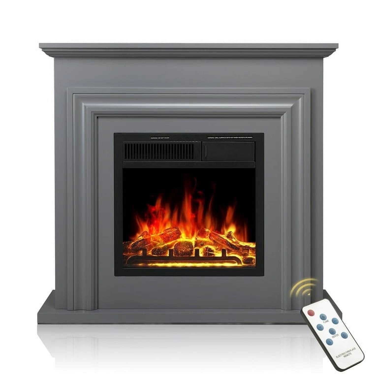 COWSAR M027GY-GRAY Electric-Fireplaces - View #11