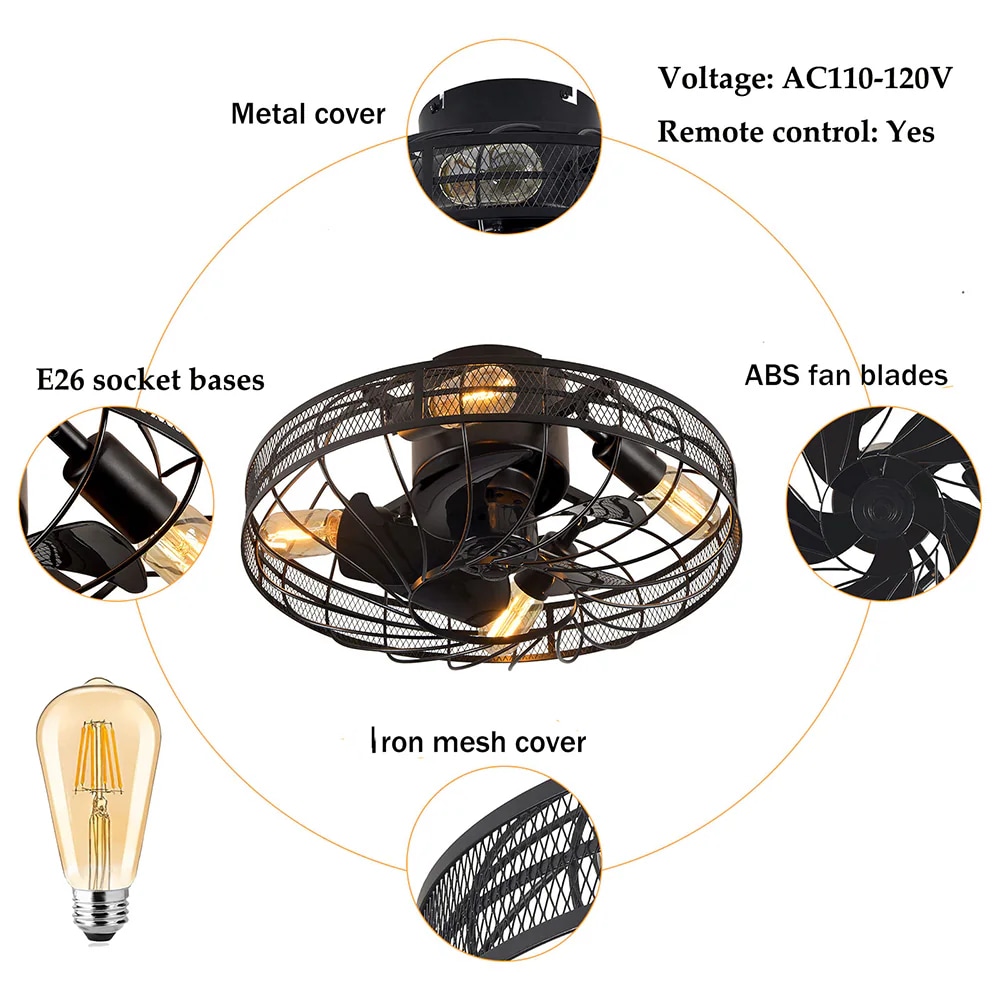Oukaning HG-HCX7106-455US Ceiling-Fans - View #6