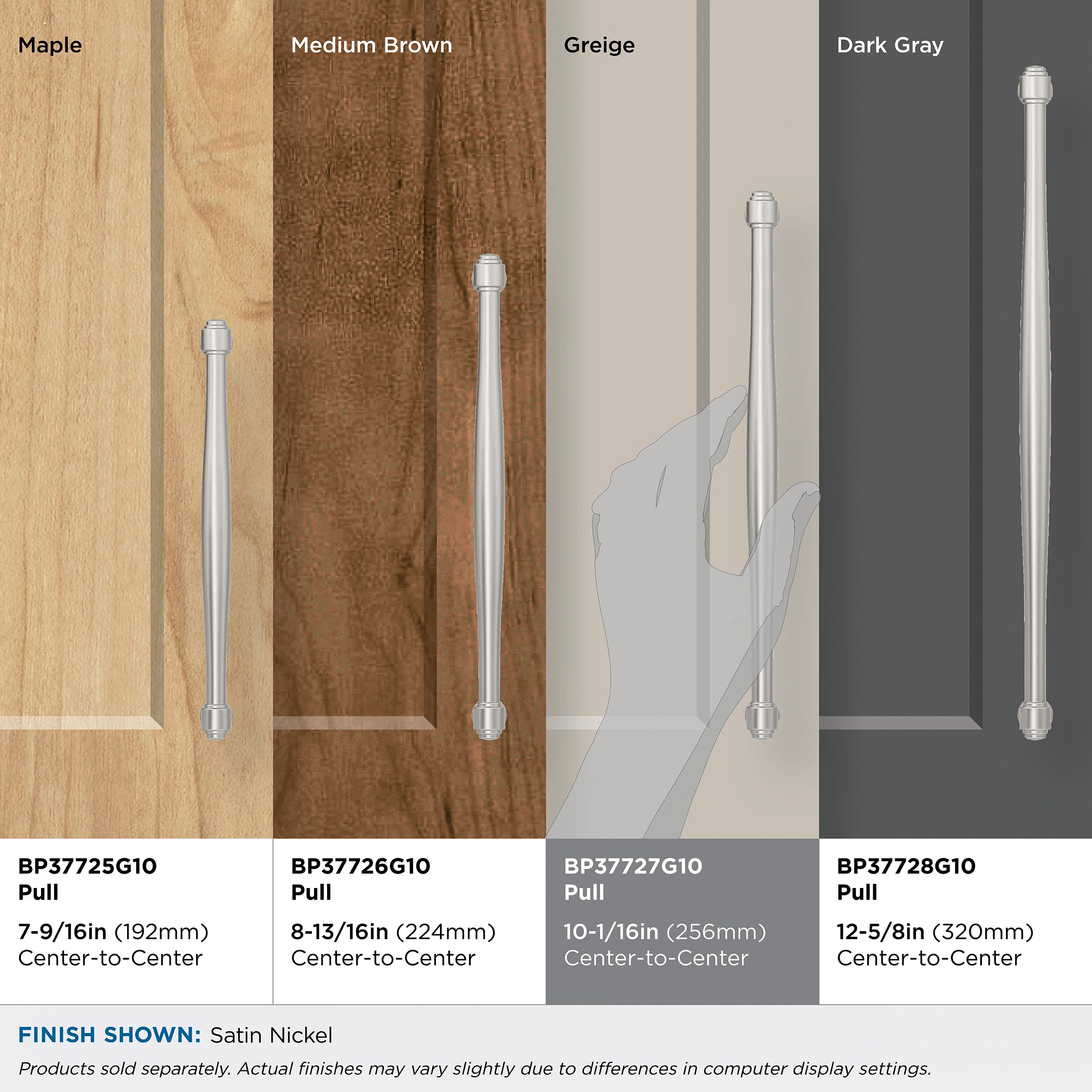 Amerock BP37727G10 Cabinet-Pulls - View #7