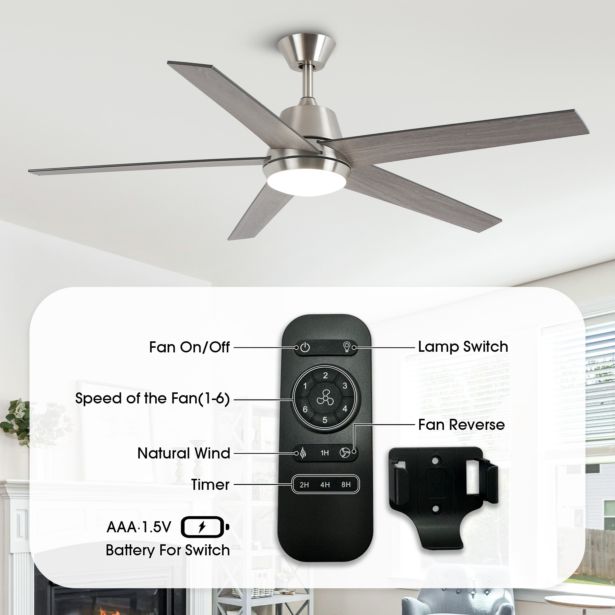 VACZON VZA01W109ABN Ceiling-Fans - View #3