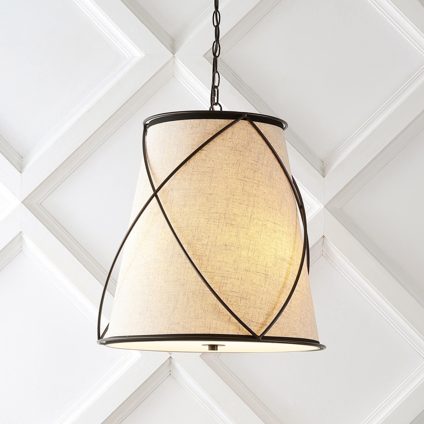 Milo 19" Rustic Farmhouse Bronze LED Pendant Light