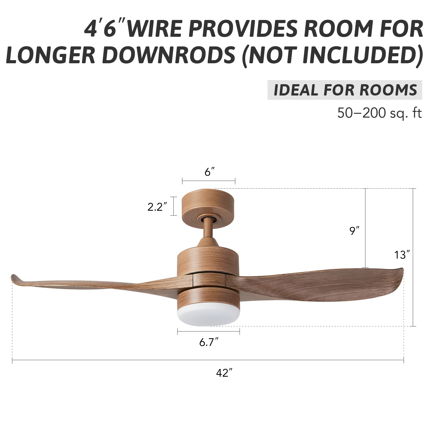 CO-Z CFN-1020-NW Ceiling-Fans - View #9
