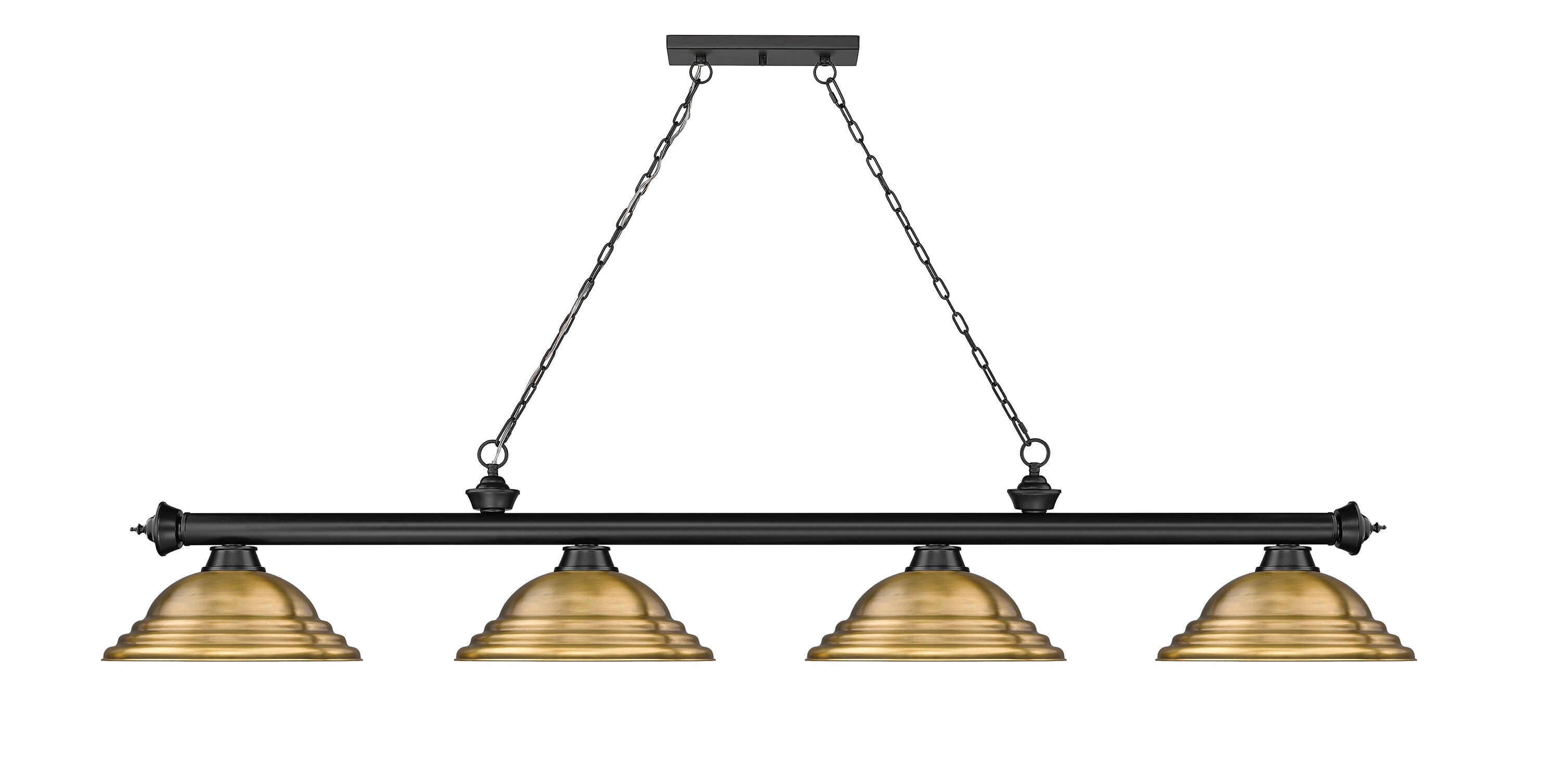 Z-Lite 2306-4MB-SRB Pool-Table-Lighting - View #2