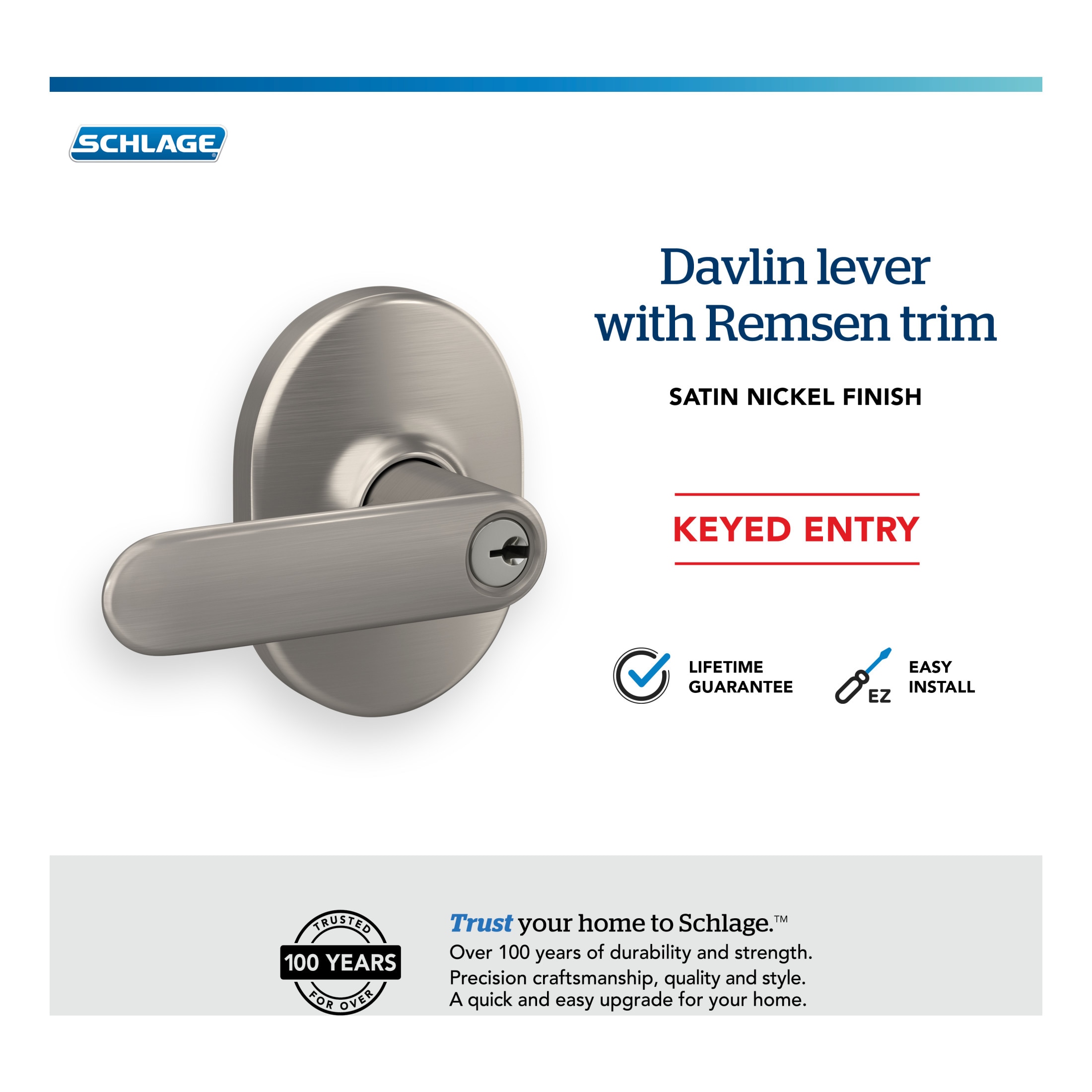 Schlage F51A DAV 619 RMN Door-Handles - View #7