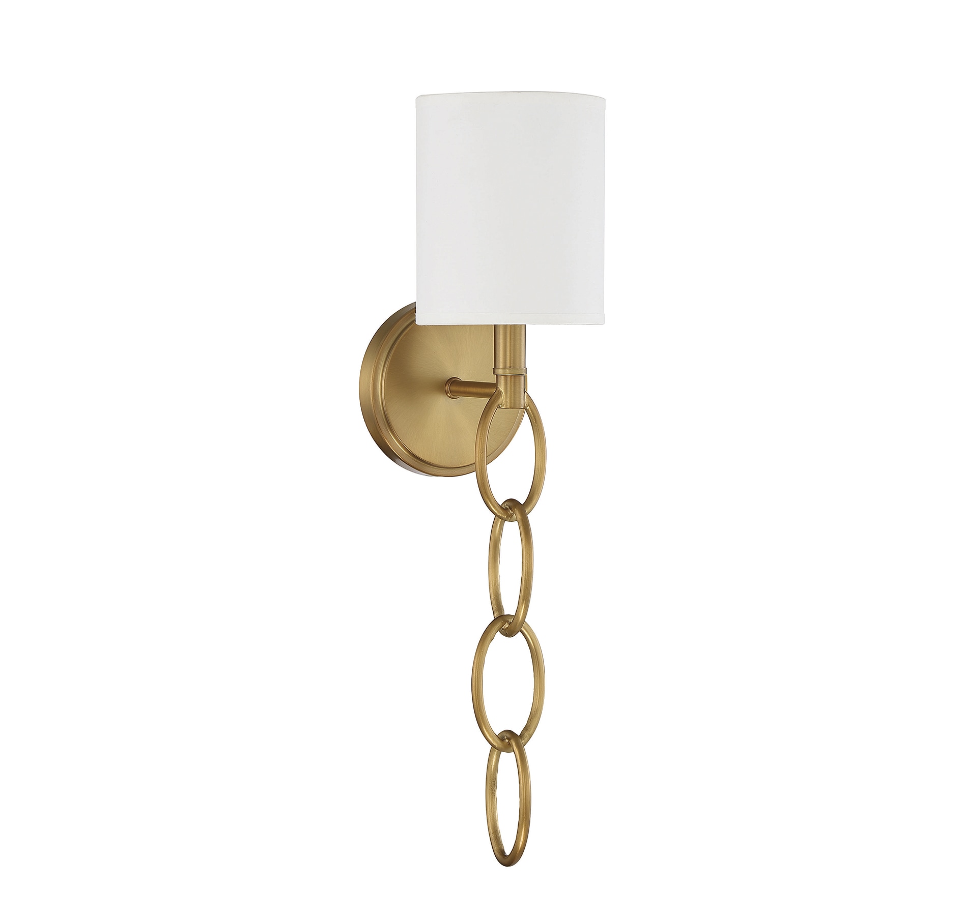 Joffree Warm Brass Dimmable 1-Light Wall Sconce
