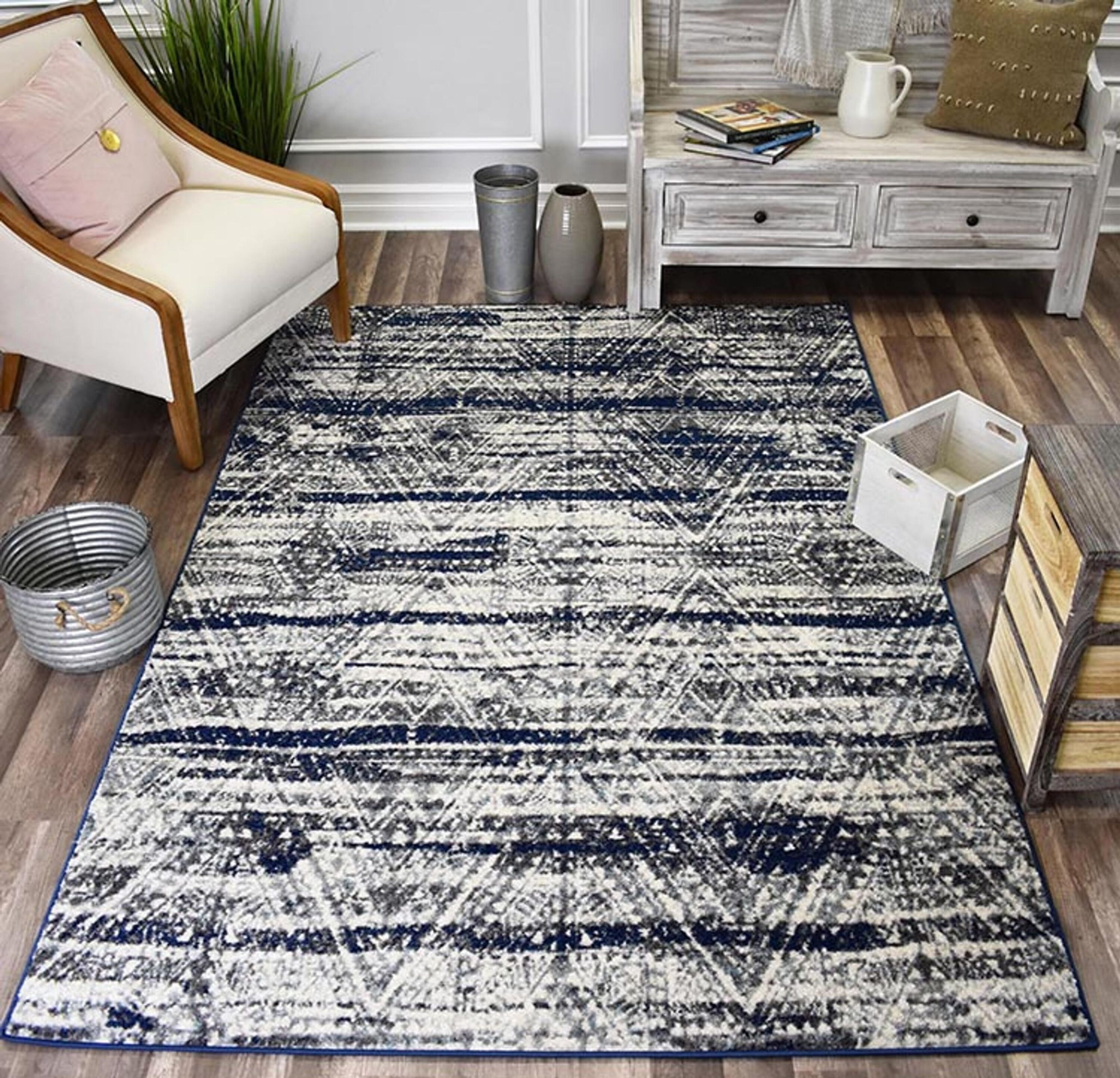 Rugs America Polypropylene Braided Solid Area Rug - Modern/Contemporary ...