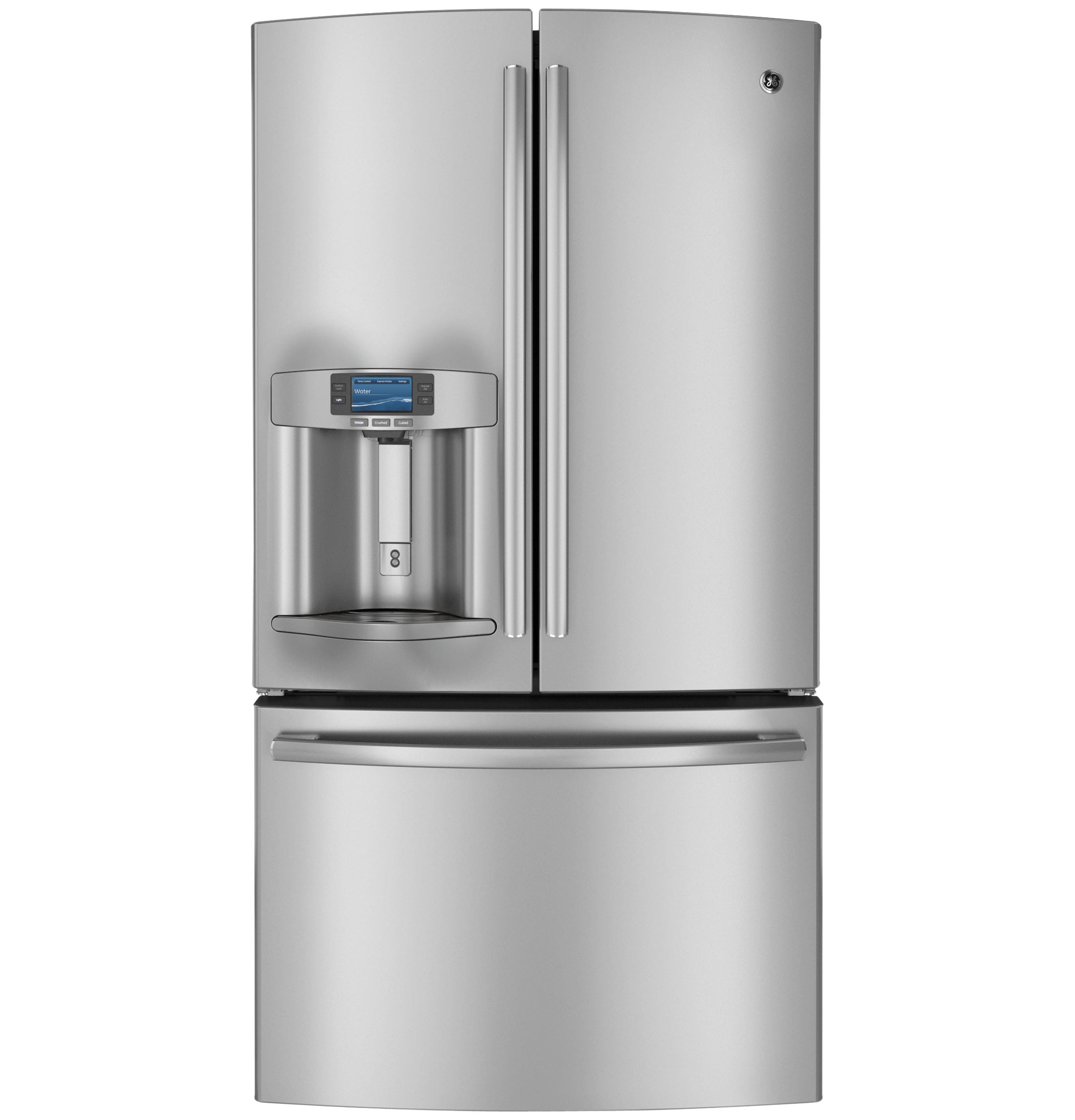 Best Buy: GE Profile 28.6 Cu. Ft. French Door Refrigerator with  Thru-the-Door Ice and Water Stainless-steel PFE29PSDSS