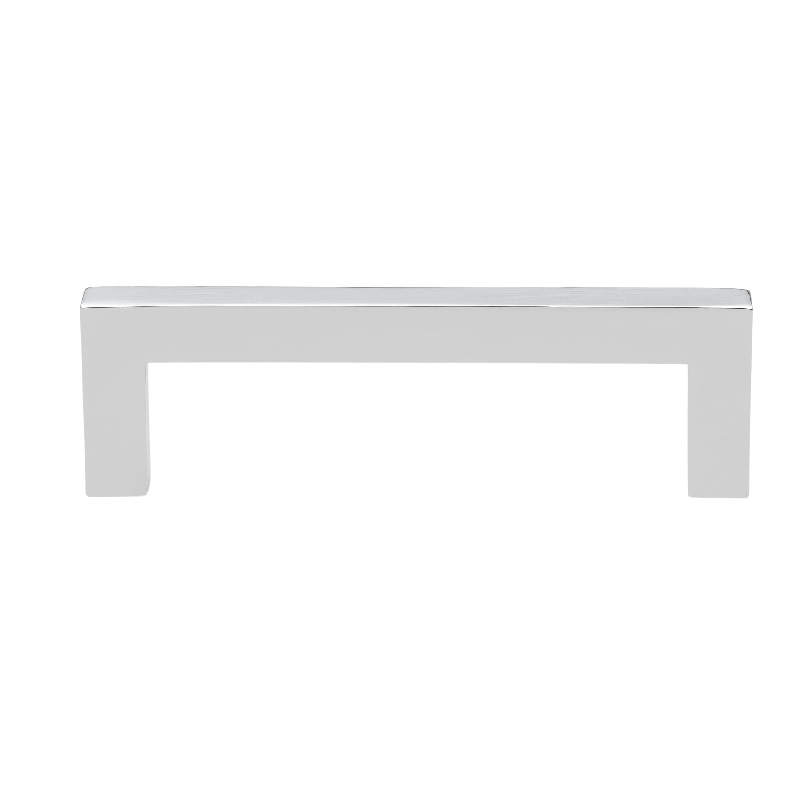 GlideRite Hardware 21683-96-PC-5 3-3/4 Inch Center to Center Solid Square Bar Pull - 21683-96