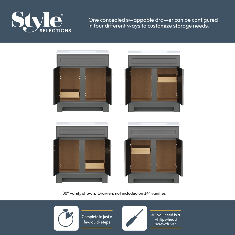 Style Selections C51R30 Bath-Vanity-Combo - View #6