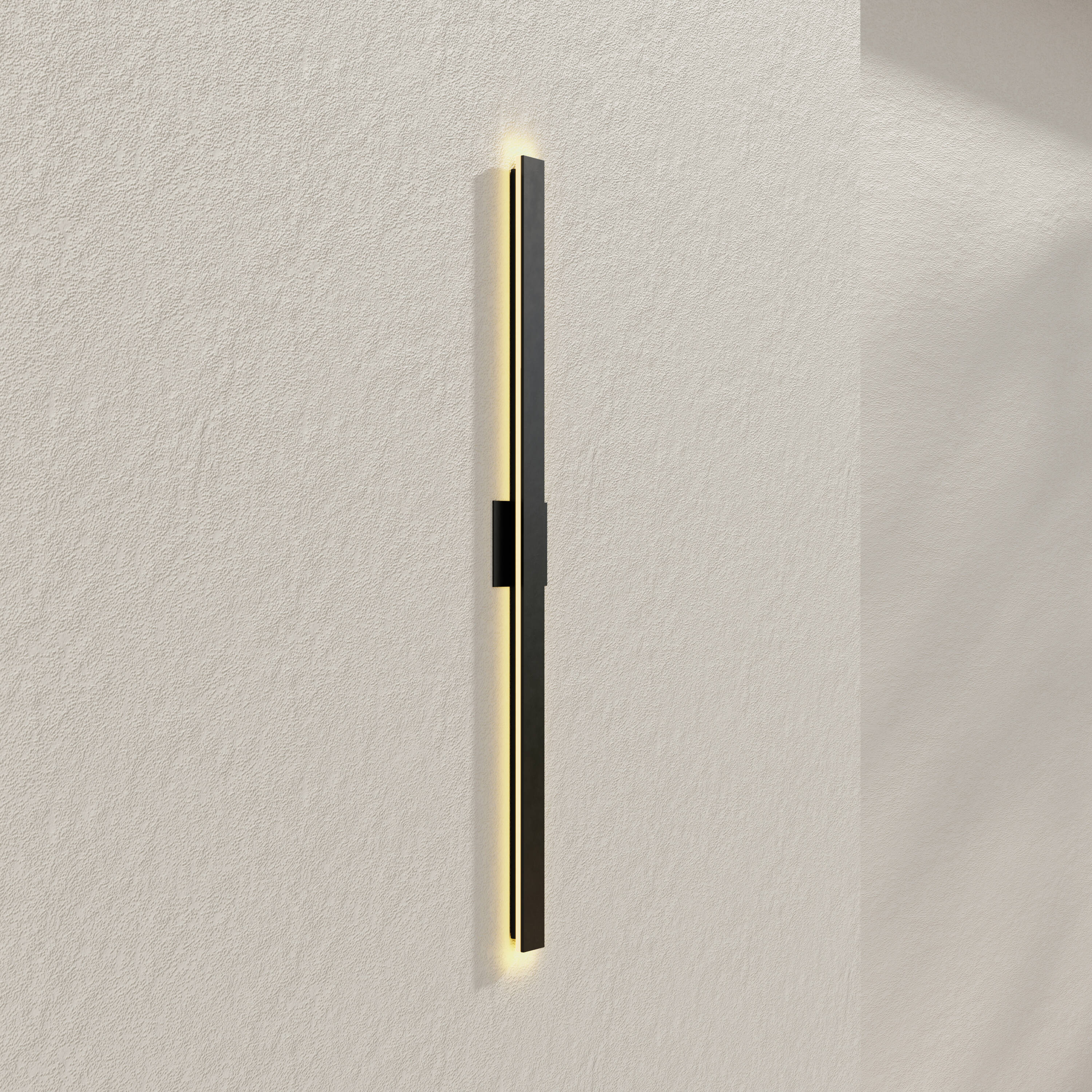 Progress Lighting P560369-31M-CS Z-2040 LED 48-in H Matte Black Hardwired Integrated LED Outdoor Wall Light