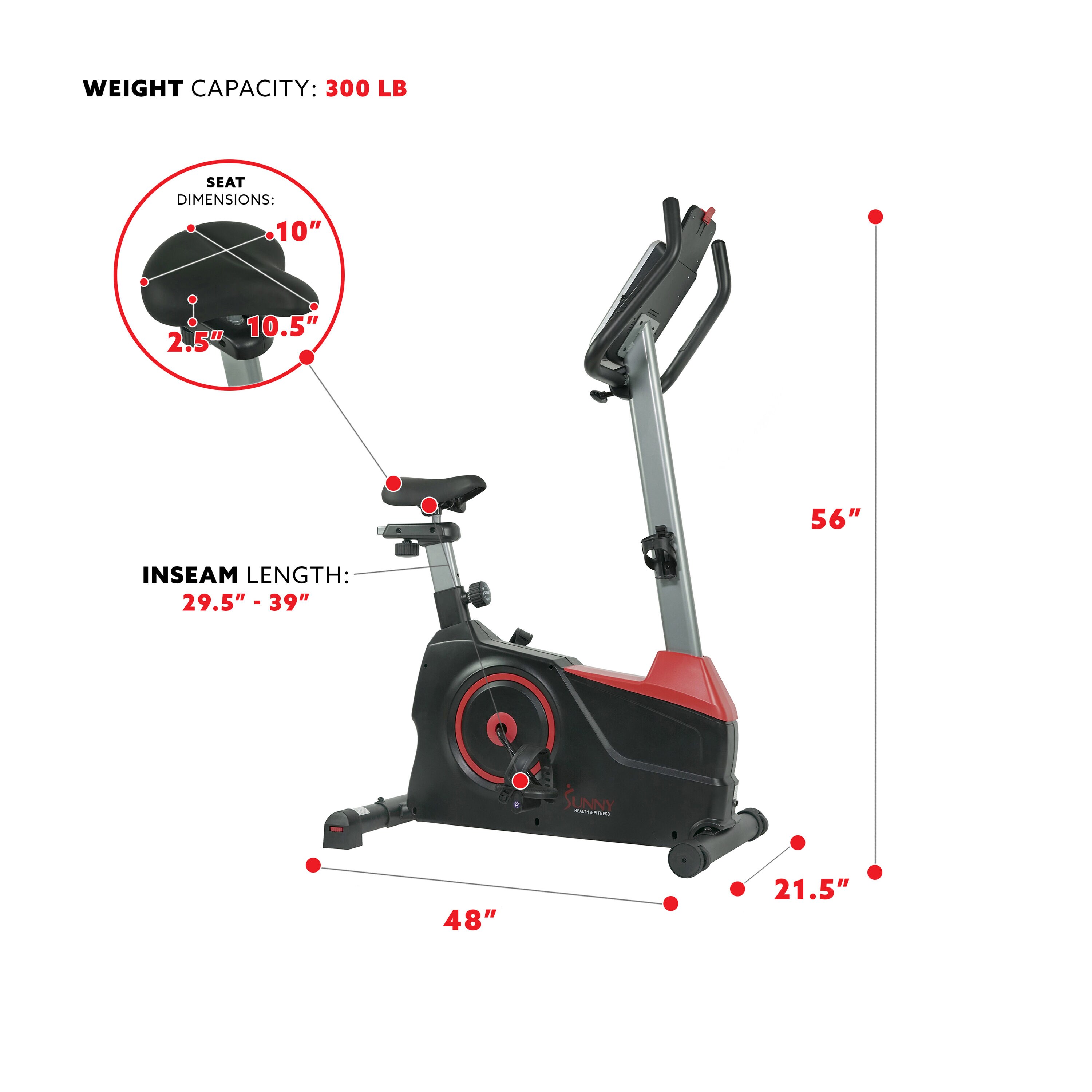 Sunny Health & Fitness SF-B2969 Exercise-Bikes - View #4
