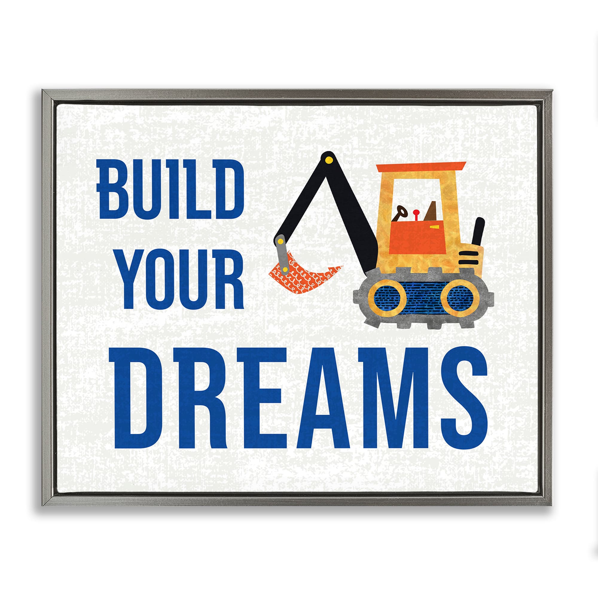 Stupell Industries BT-945-FFL-24X30 Build Your Dreams Floating Frame design by Conrad Knutsen