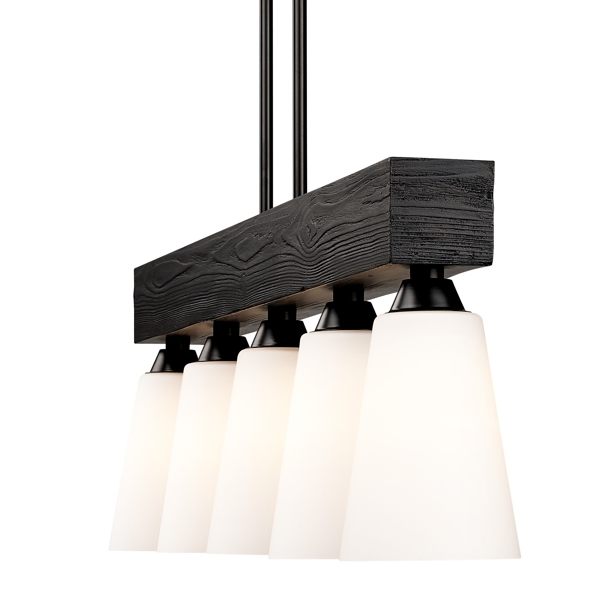 Golden Lighting 1830-LP BLK-OP Pendant-Lights - View #4