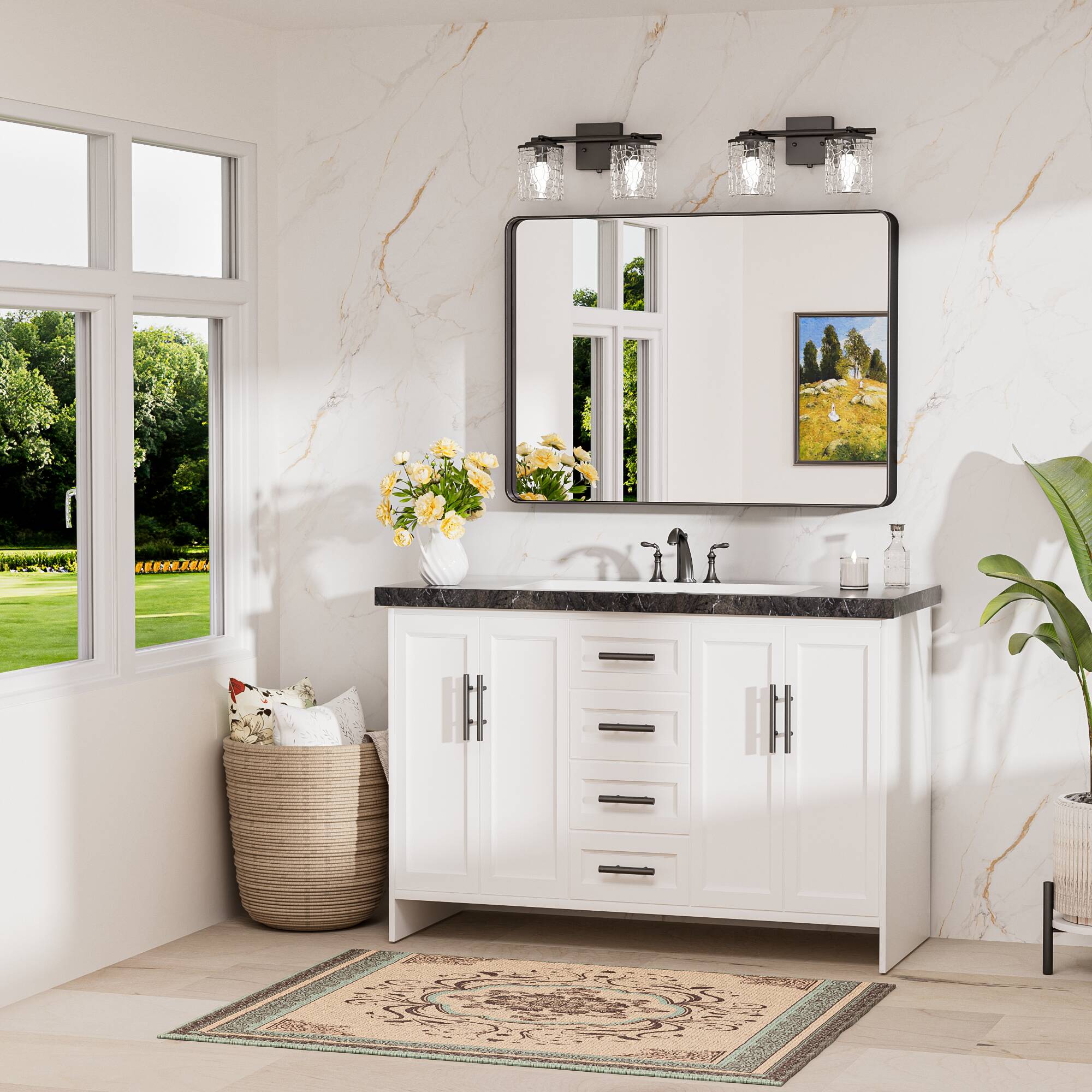 Keonjinn LW-JSKYJ2-10176BK Decor-Mirrors - View #2