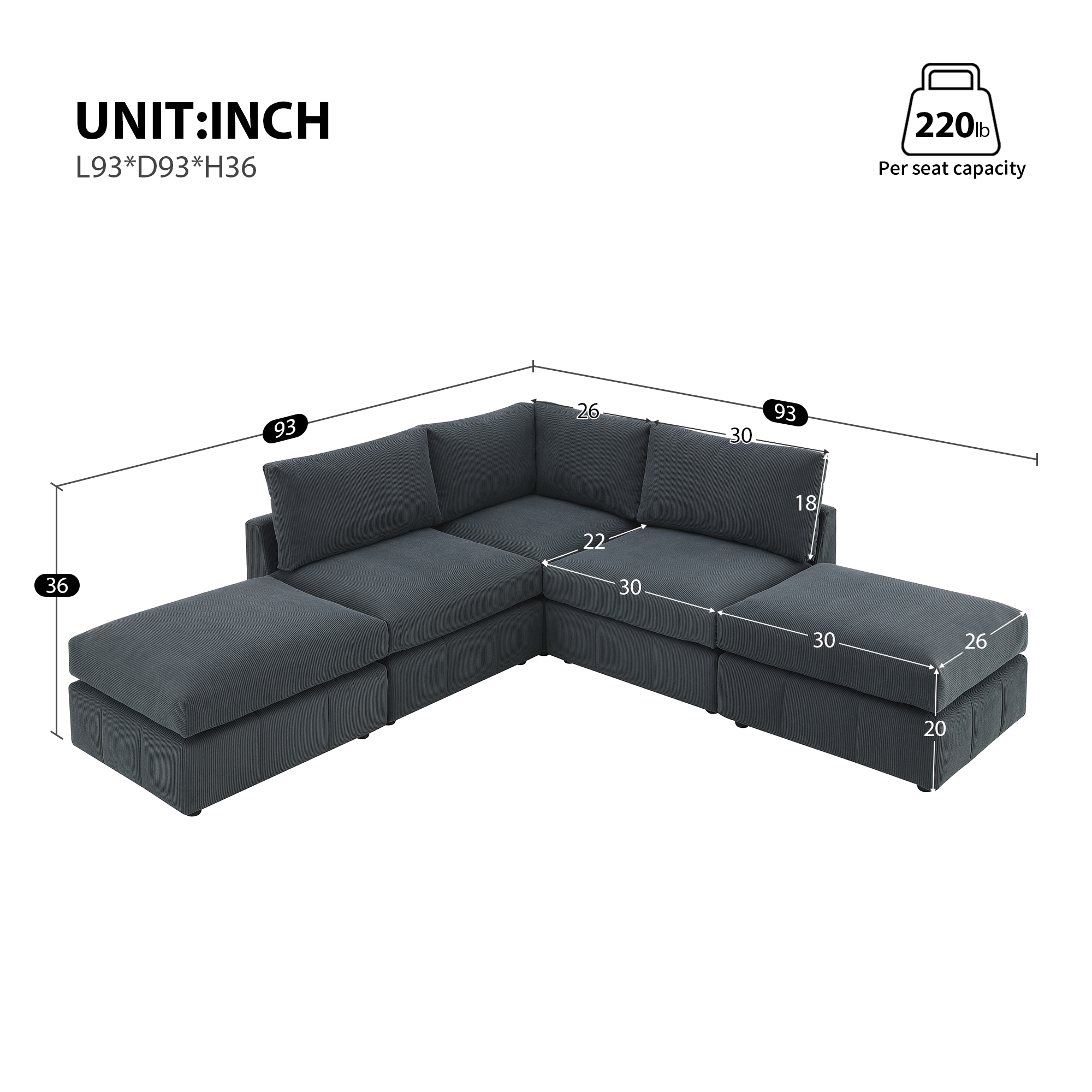 ModernLuxe GS000199AAE Sofas-Loveseats - View #16