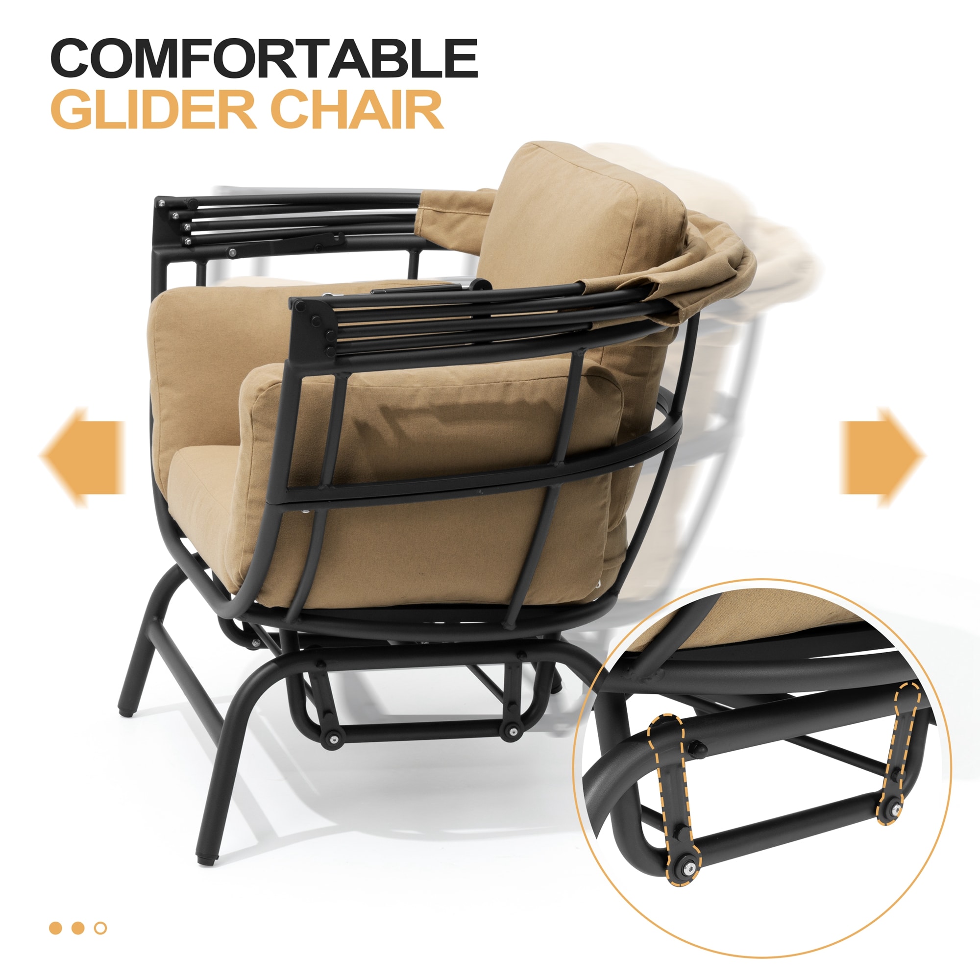 Crestlive Products CL-DC205BTT Patio-Chairs - View #5