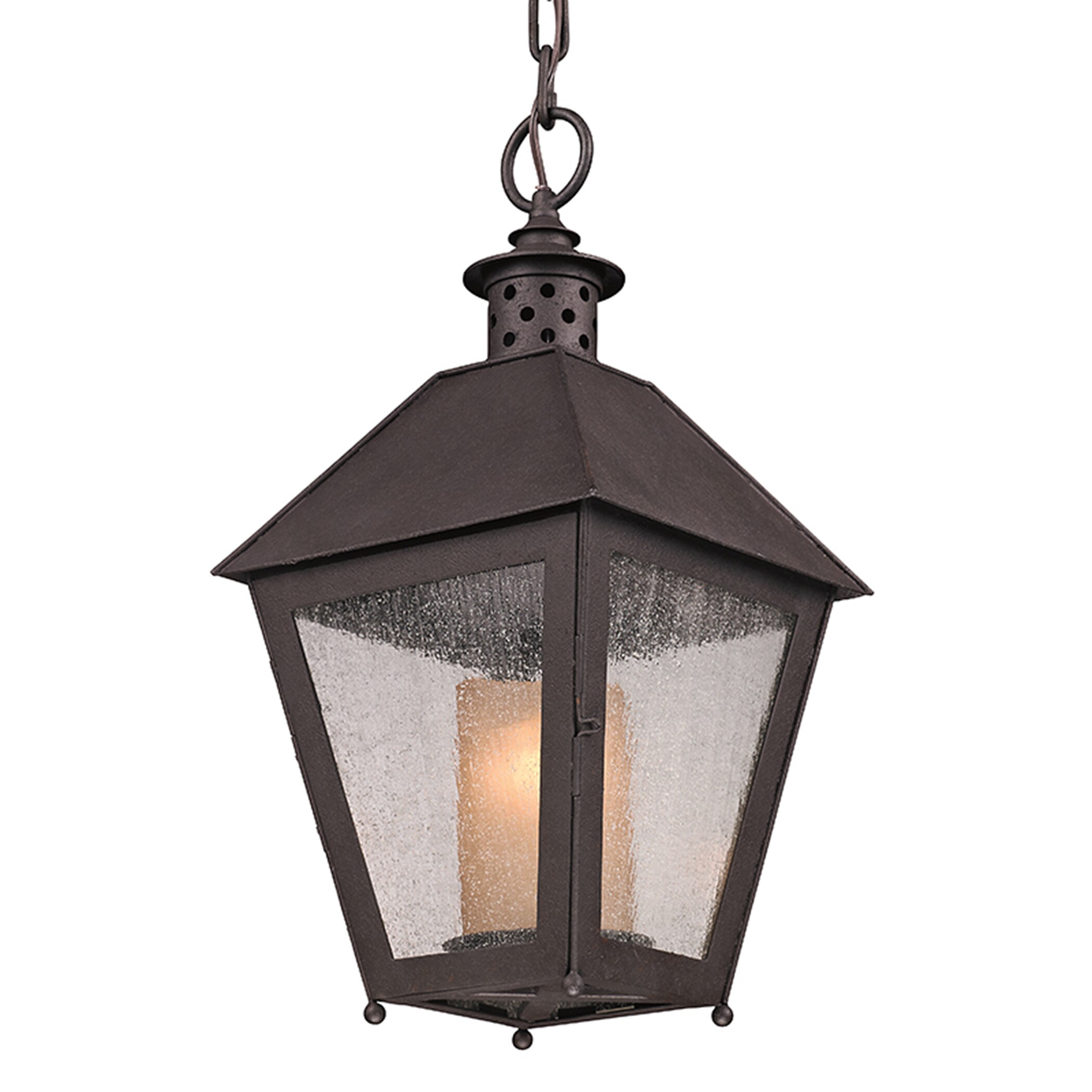Troy Lighting F3297 Sagamore Centennial Rust Transitional Geometric Hanging Pendant Light