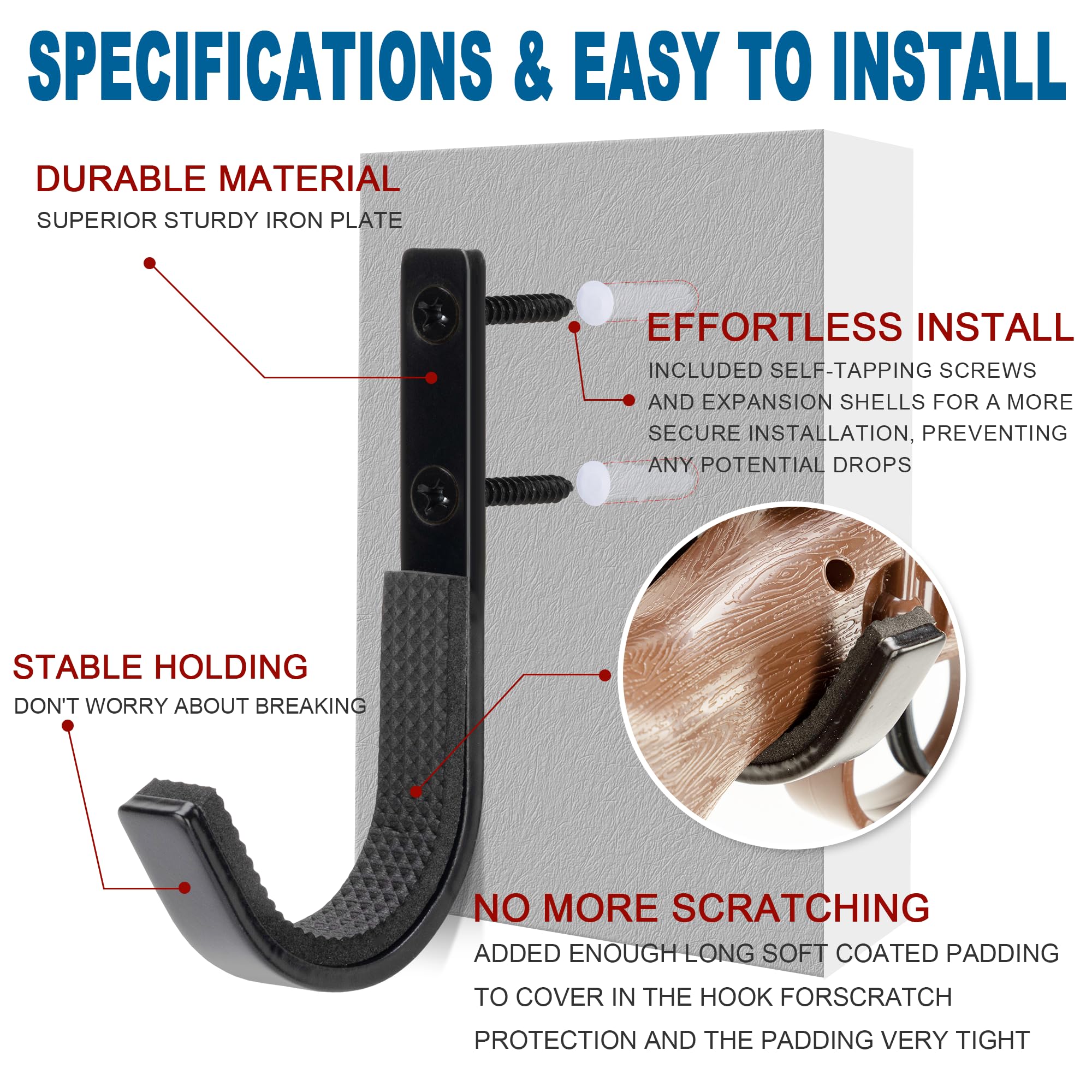 UUDULY LUU0814U362 Garage-Storage-Hooks - View #3
