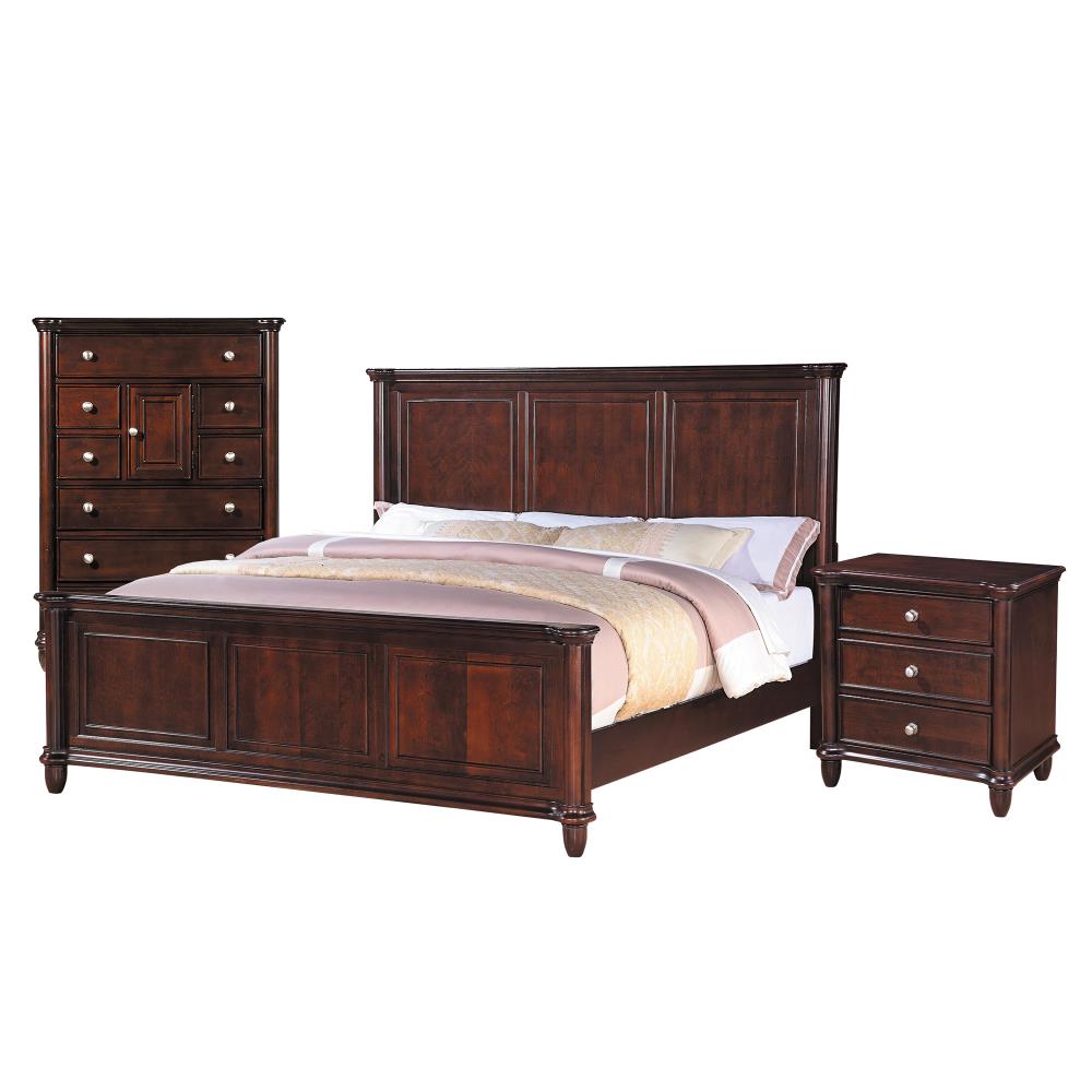 Picket House Furnishings HM100KB3PC Gavin Cherry King Bedroom Set