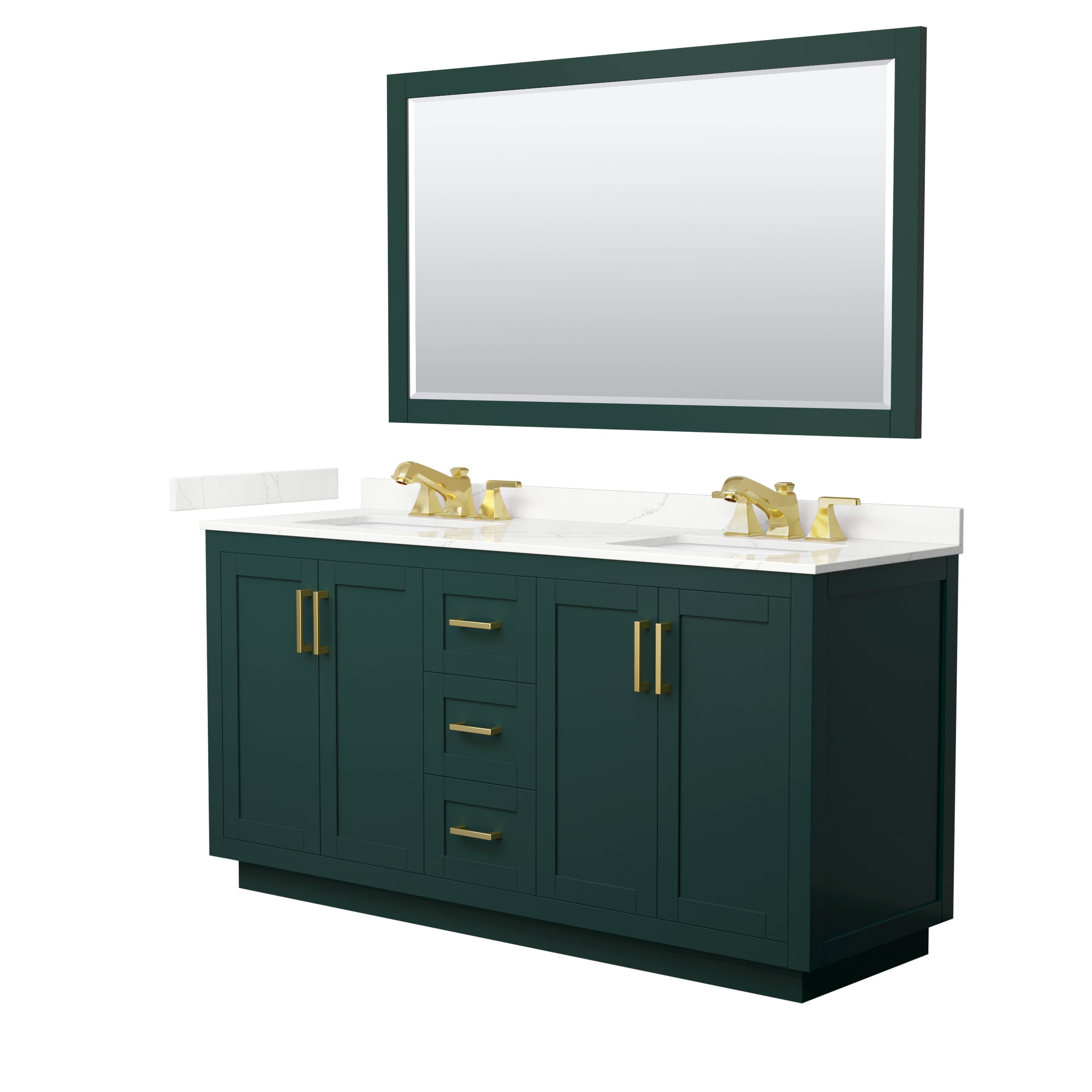 Wyndham Collection WCF292966DGDGTUS3M58 Bath-Vanity-Combo - View #2