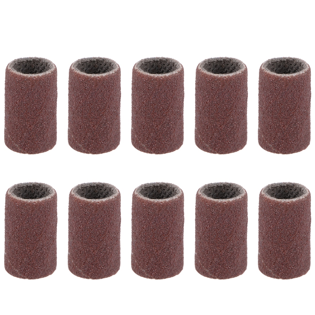 Unique Bargains 1/4 Inch x 1/2 Inch Sanding Sleeves 240 Grits Sandpapers Band Drums 10pcs