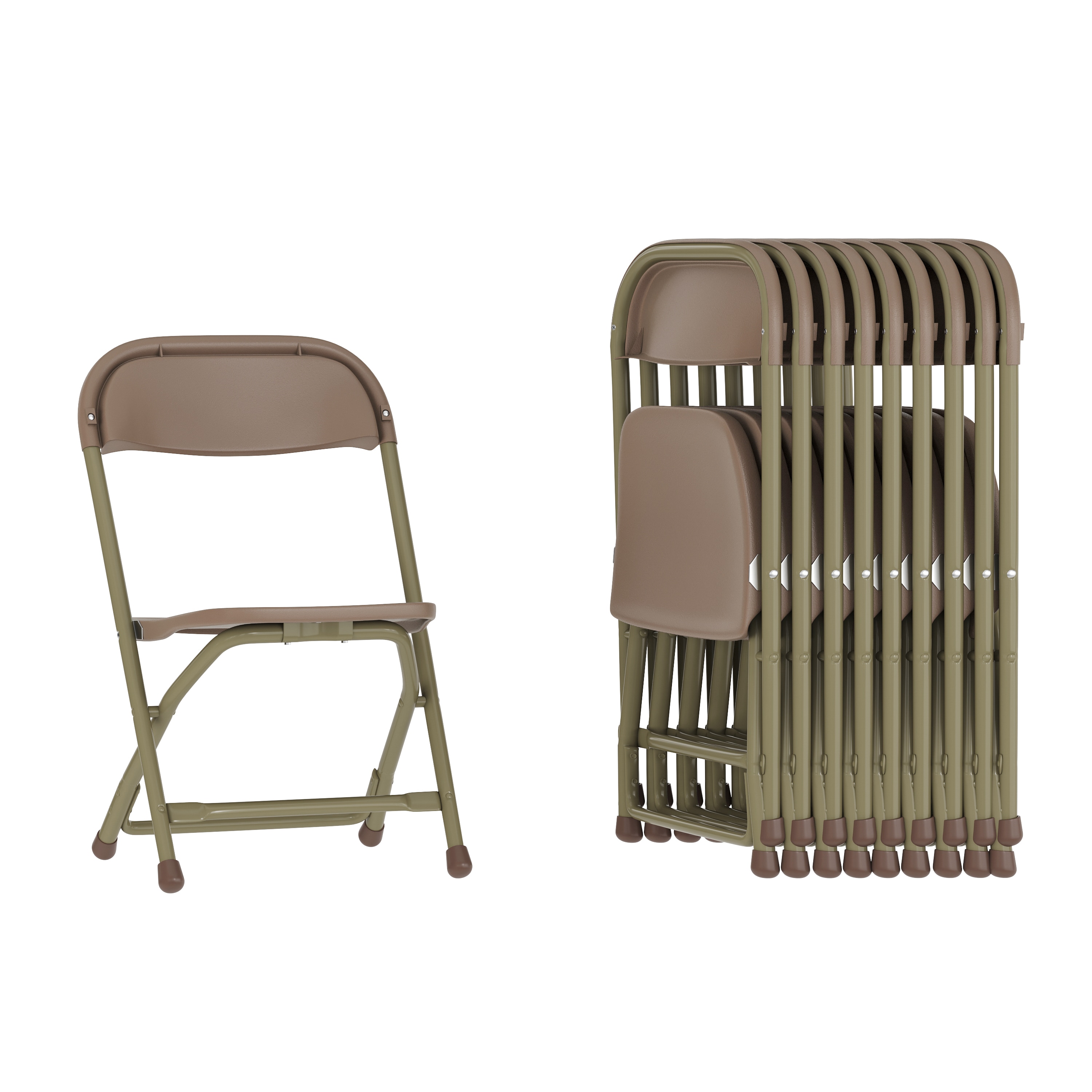 Flash Furniture 847254057554 20.5-in Brown Kids Accent Chair
