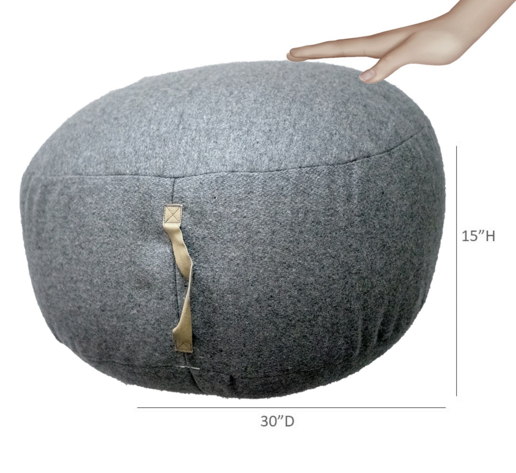 AANNY Designs JJS01162 Indoor-Ottomans - View #3