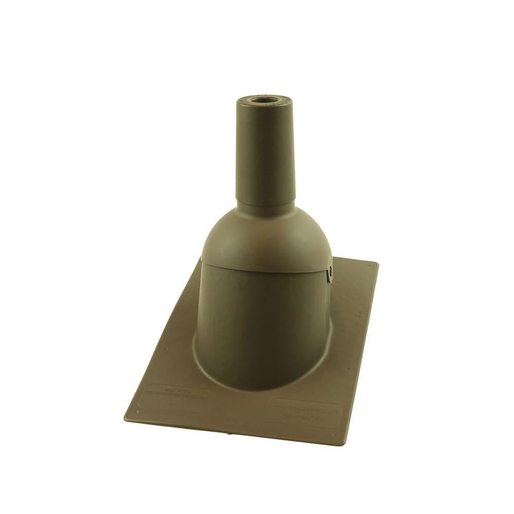 Perma-Boot PB 312-1.5 BRN 1-1/2-in x 15-in Plastic Vent and Pipe Flashing