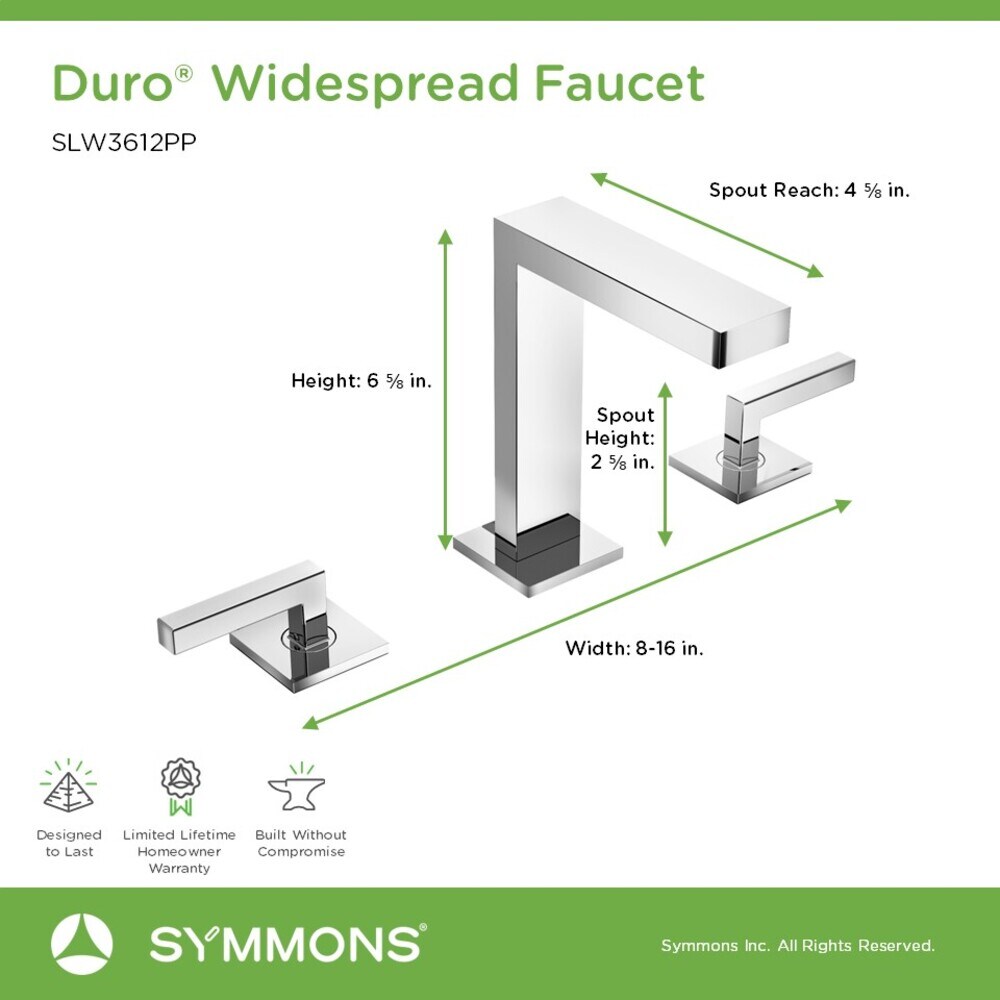 Symmons SLW3612PP Lavatory-Faucets - View #3