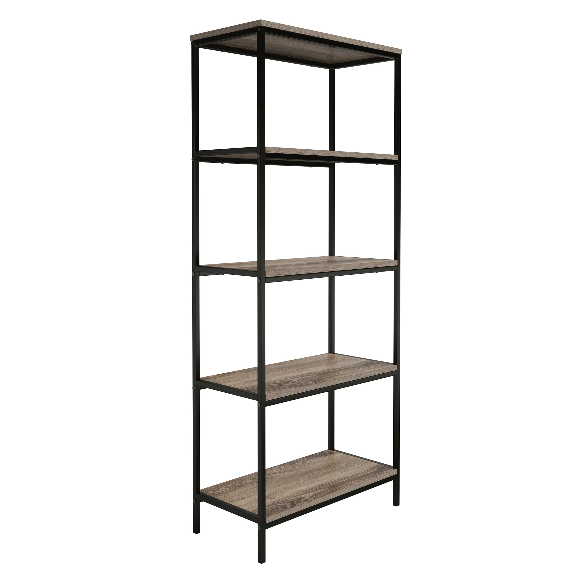 Lavish Home 80-ETAGB-4-GRY bookcases - View #2