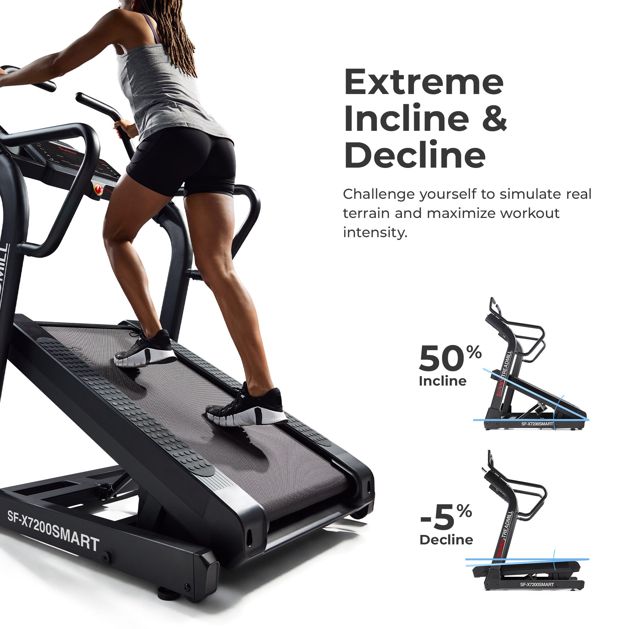 Sunny Health & Fitness SF-X7200SMART treadmills - View #6