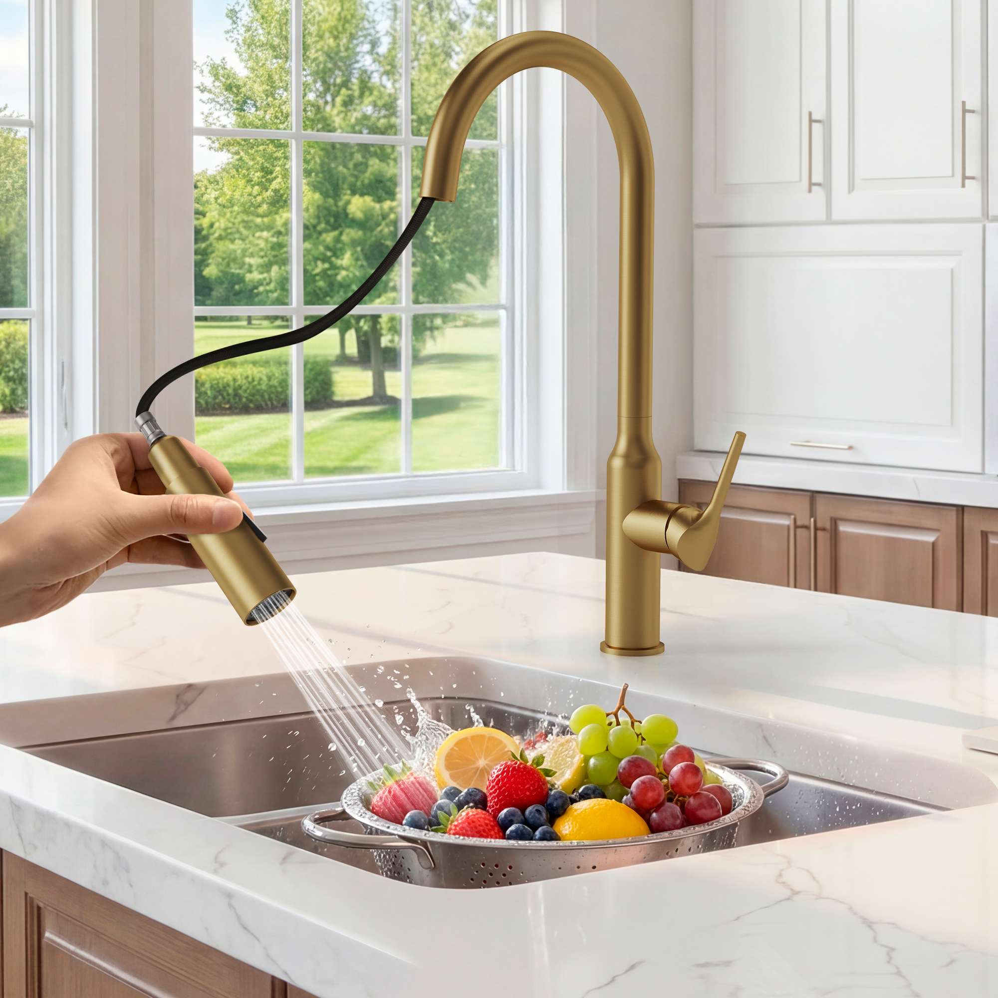 EVERSTEIN SFS-1297K-GD Kitchen-Faucets - View #2