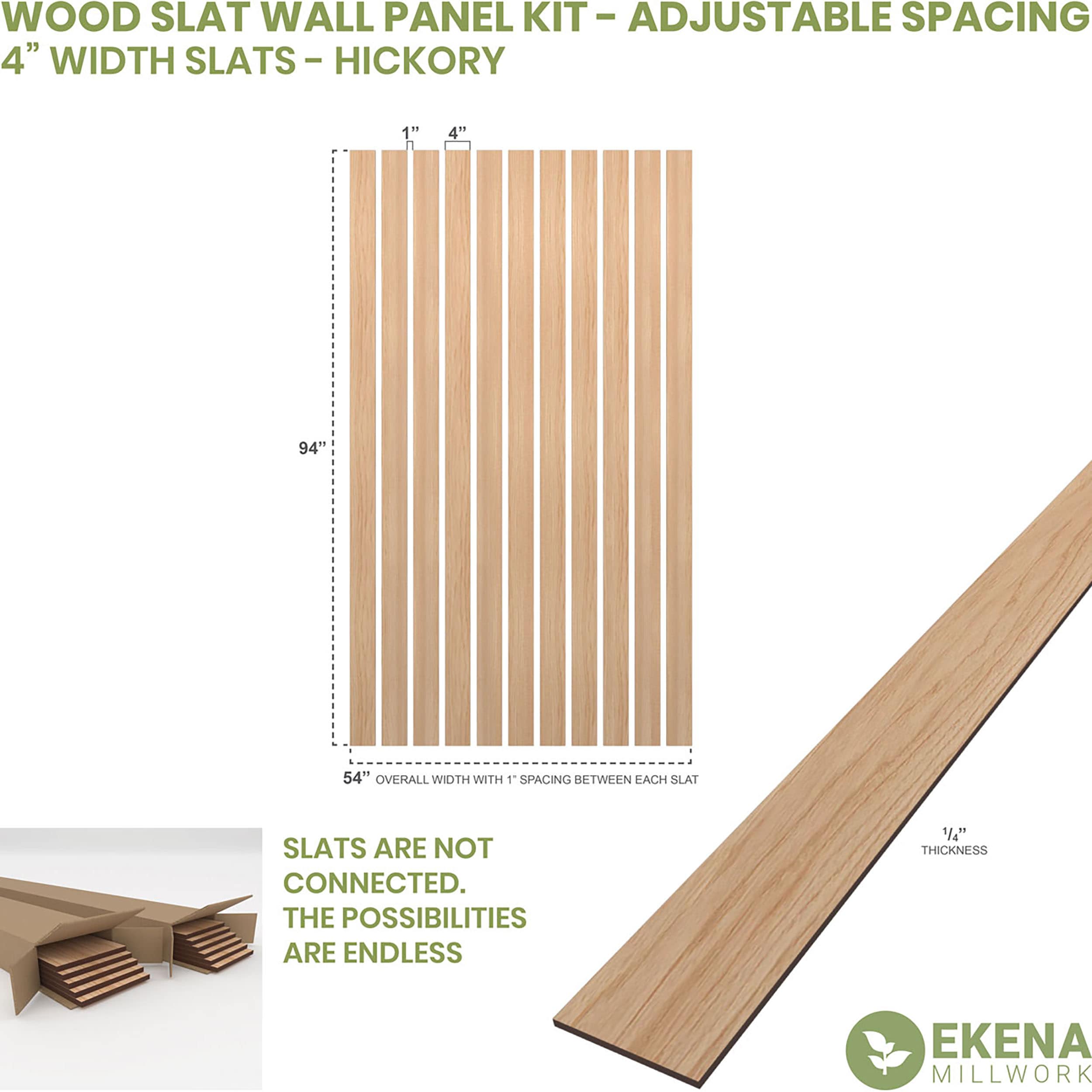 Ekena Millwork SWW55X94X0250HI Wall-Planks - View #2