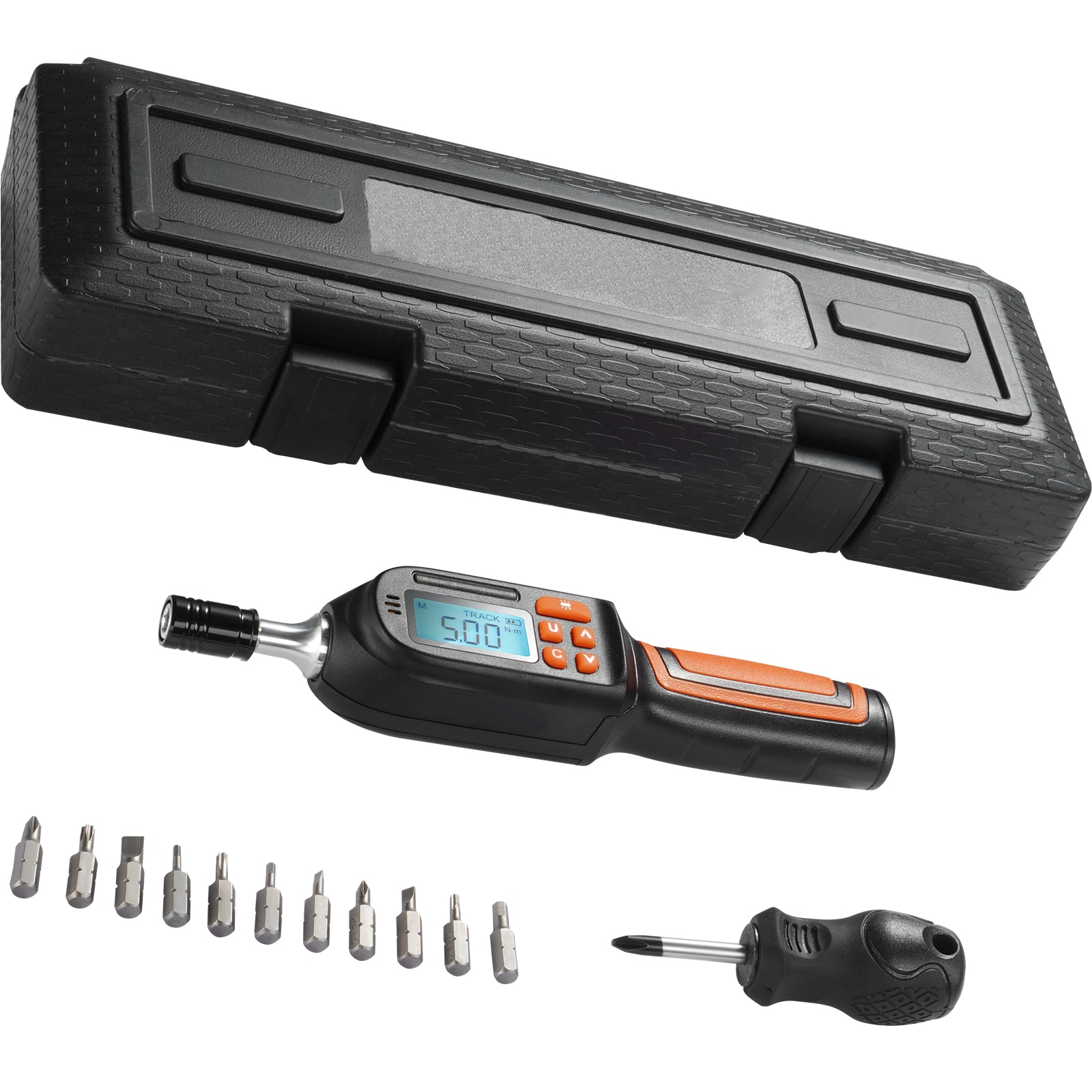 VEVOR SCNJLSDSXK2603710V0 Screwdriver Torque Wrench 12 -Piece 1/4-in 1/4-in Multi-Bit Screwdriver Set