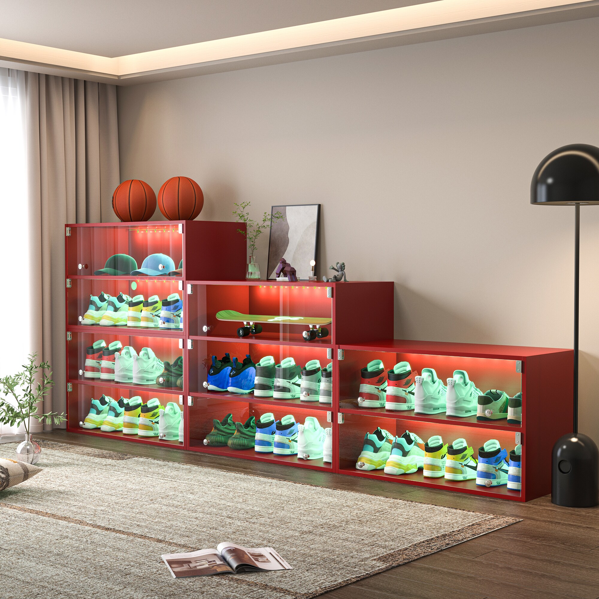 SINOFURN SYC080009RD Shoe-Racks - View #10