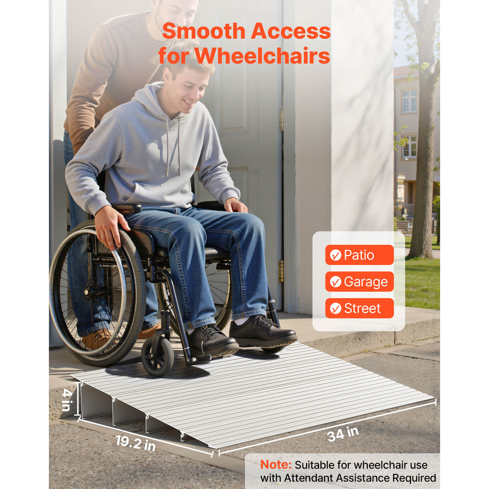 VEVOR SCPJSMJLPD4Y10005V0 Access-Ramps - View #2