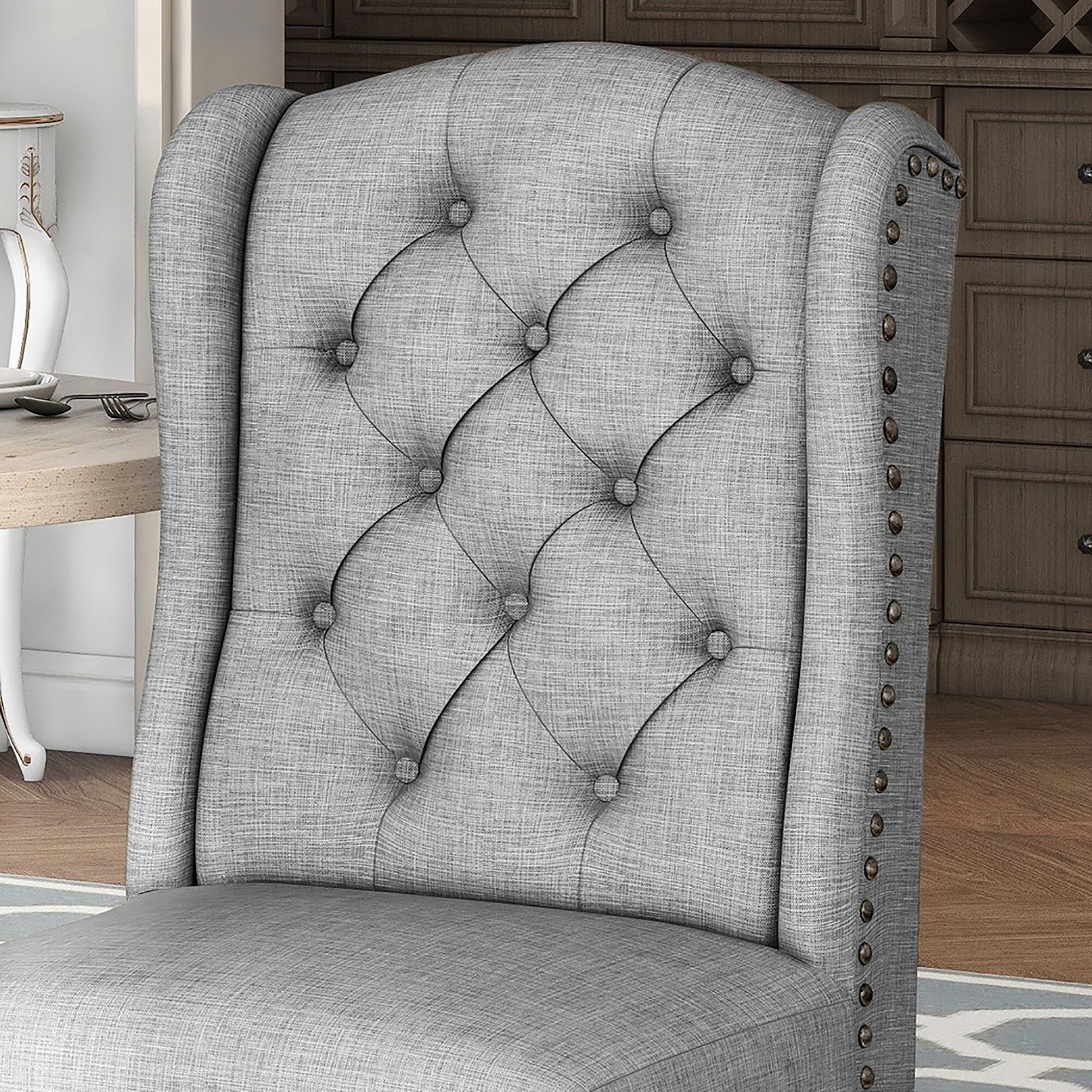 Furniture of America IDF-3324BK-LG-SC Dining-Chairs - View #7