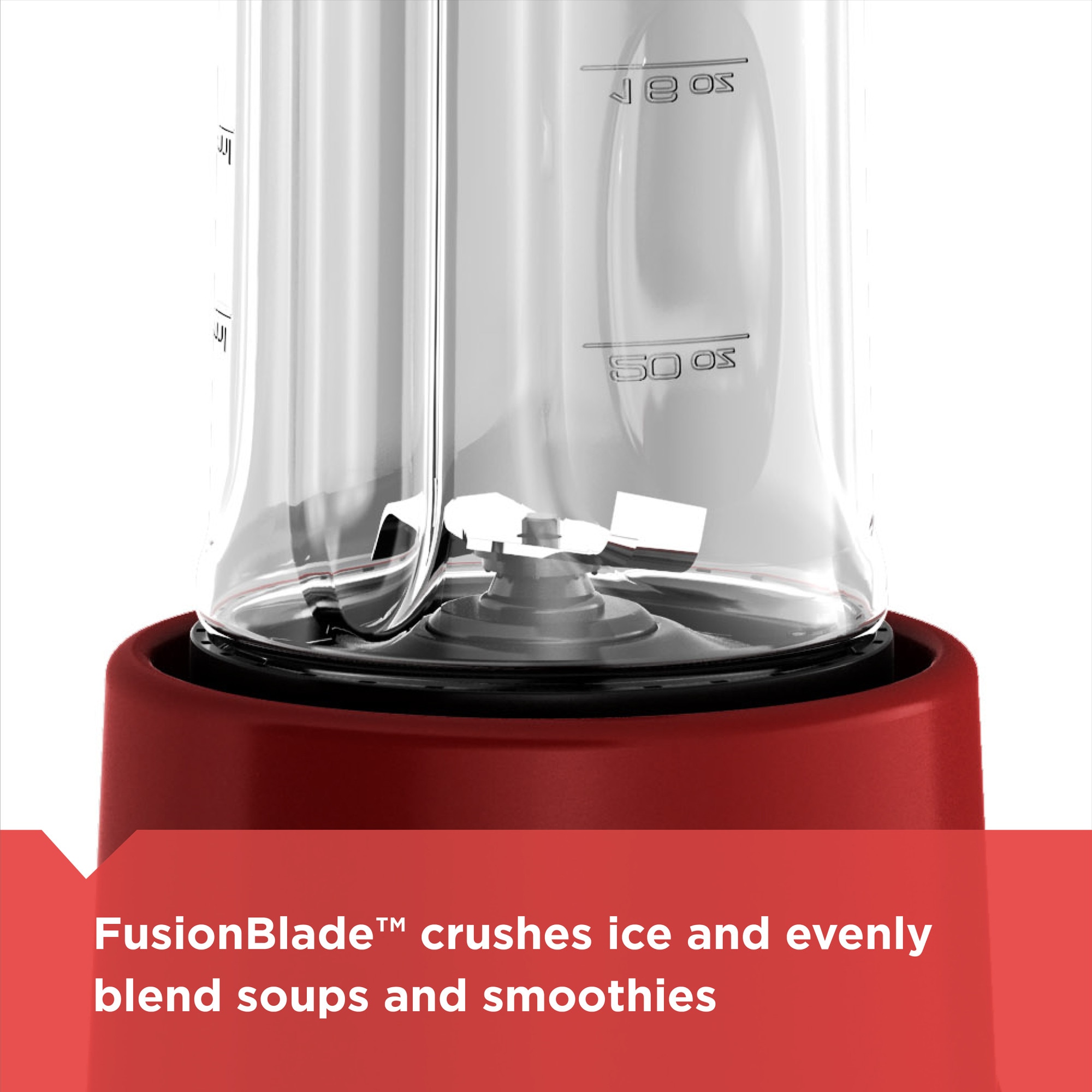 Black & Decker FusionBlade Personal Blender (Red)
