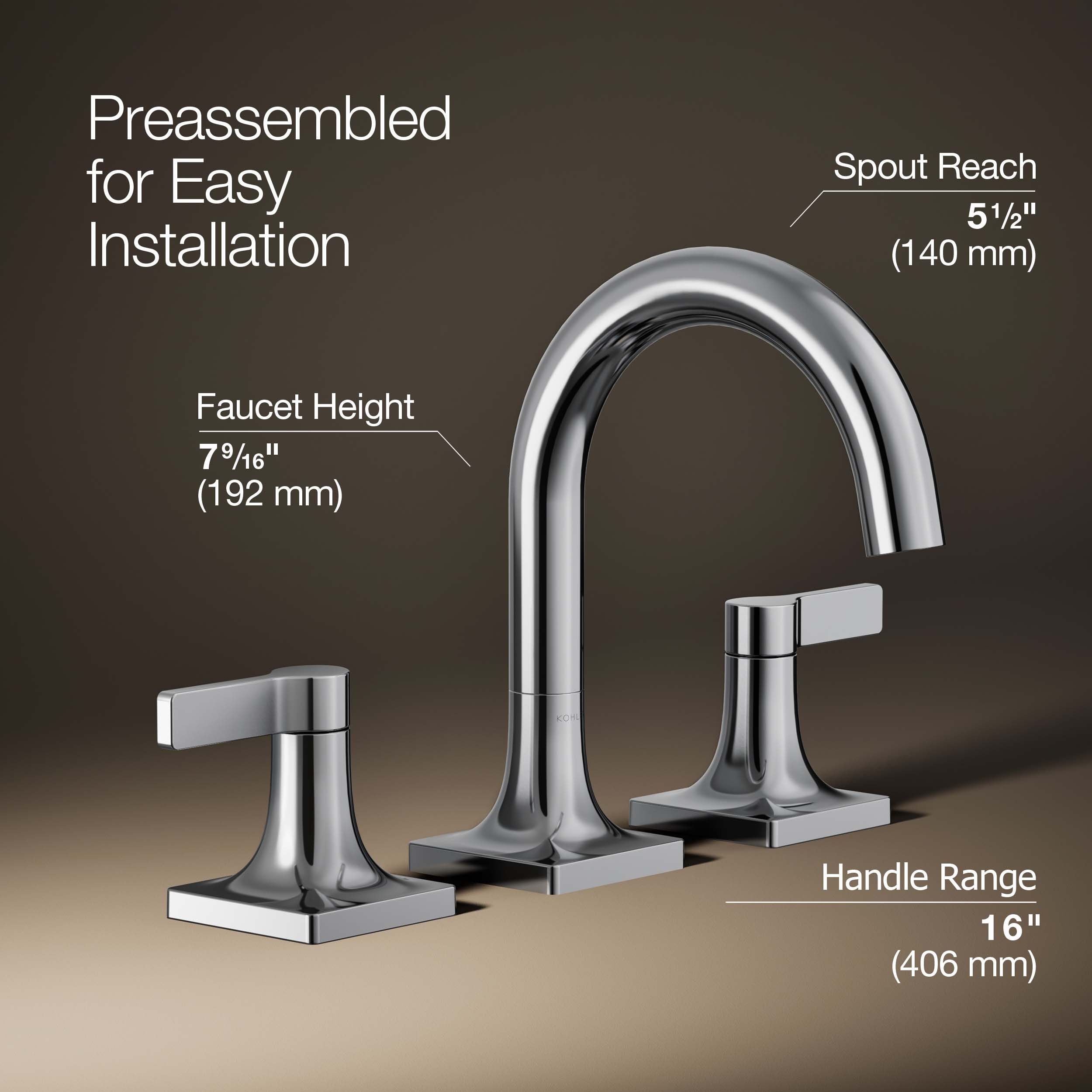 KOHLER 28125-4-CP Lavatory-Faucets - View #4