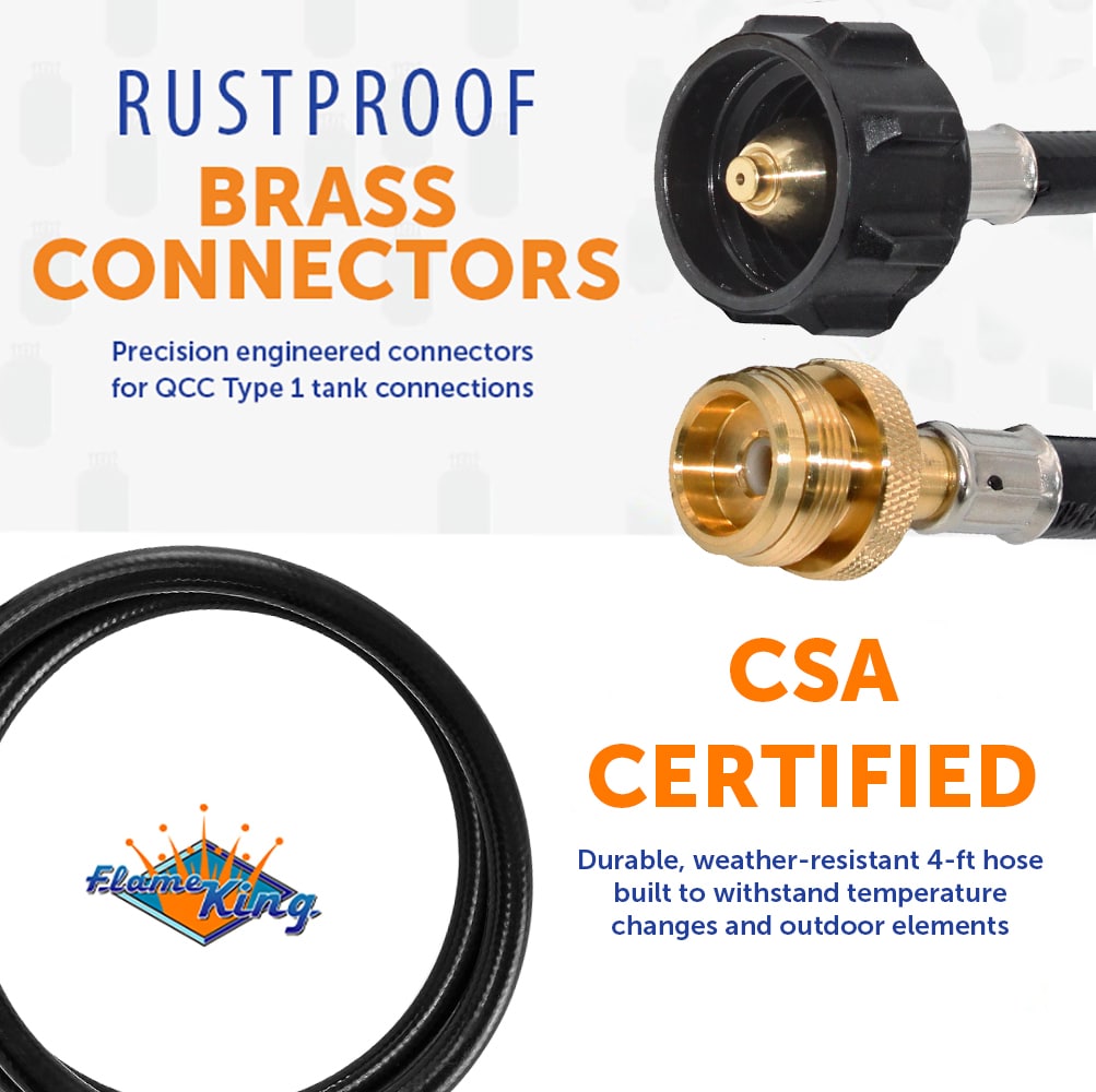 Flame King YSN-QCC-1LB Propane-Tanks-Accy - View #4