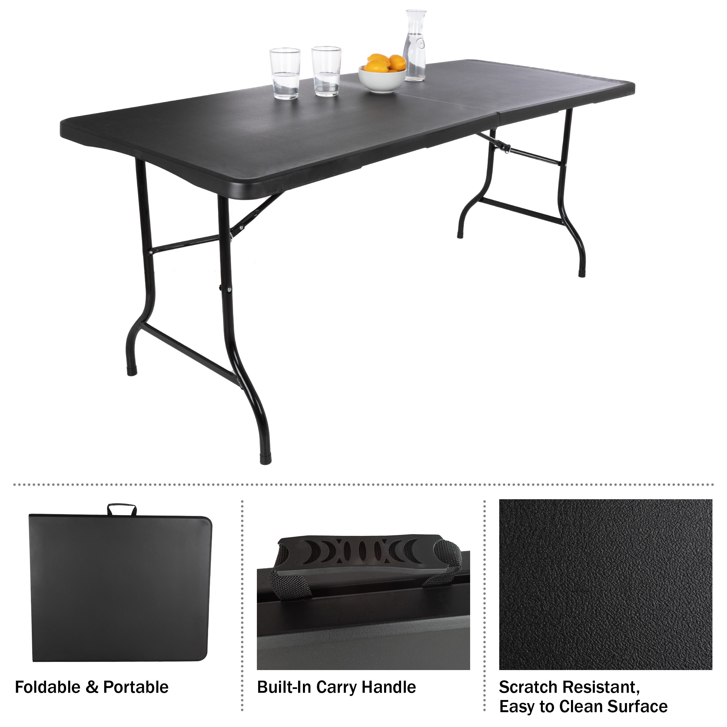 Hastings Home 80-OUTFT-5 Folding-Tables - View #4