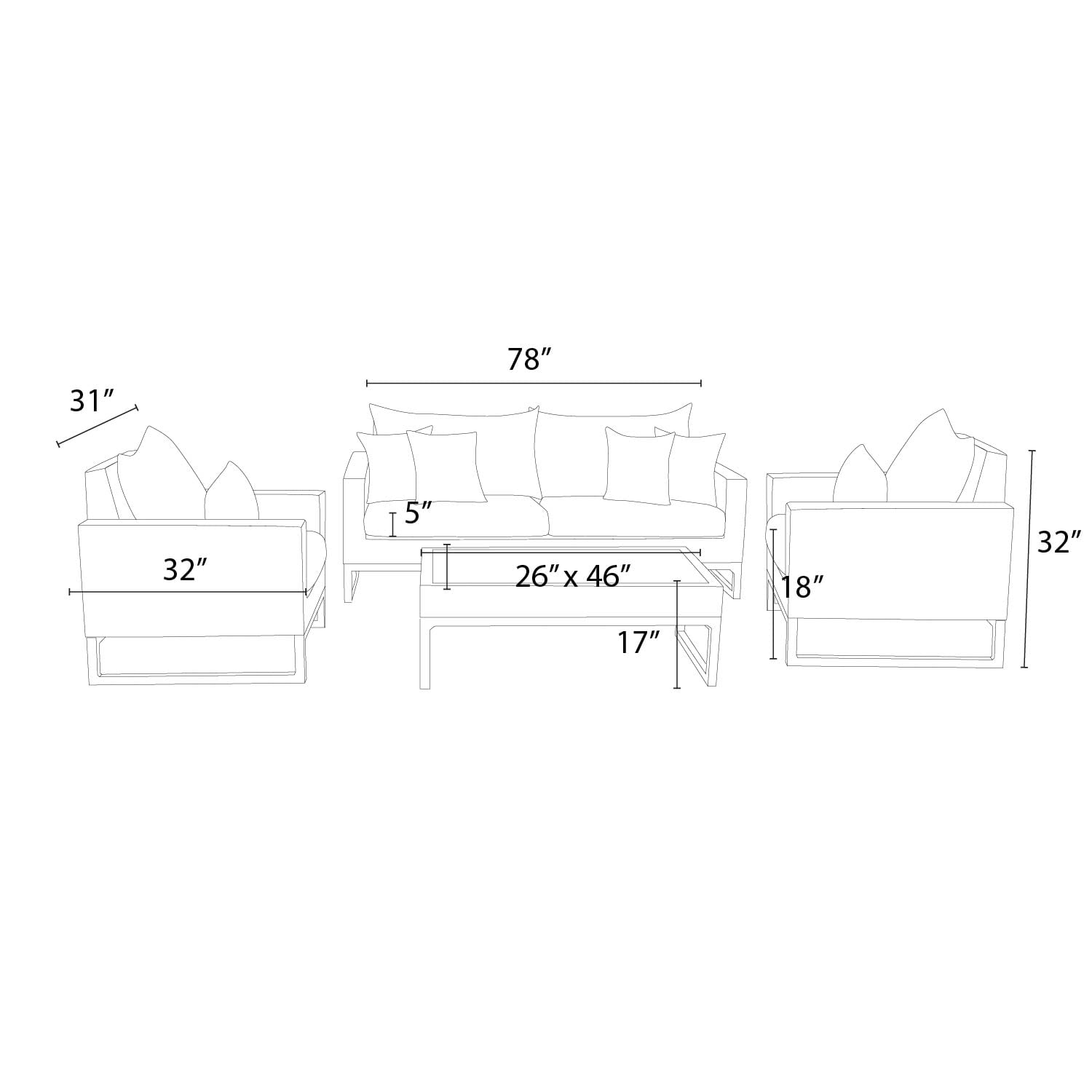 RST Brands OP-PESS4-MILO-E-NVYK Patio-Conversation-Sets - View #8