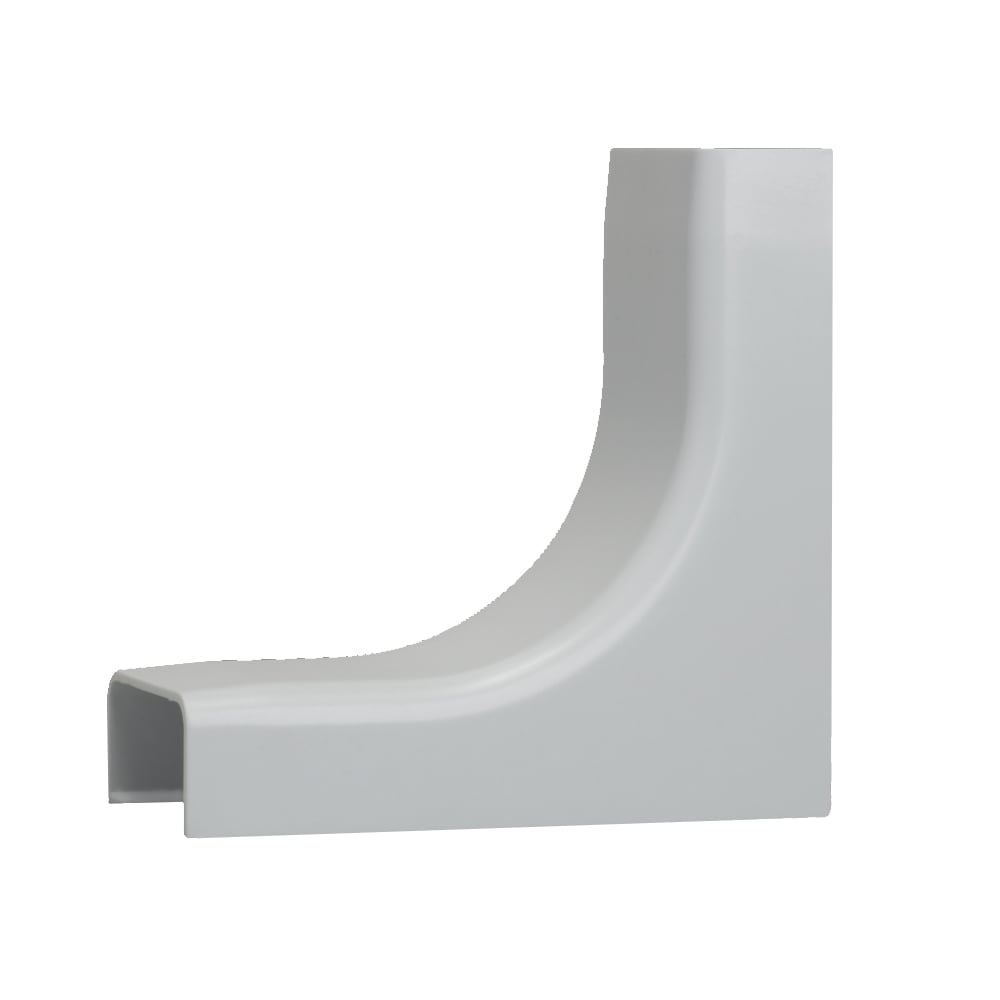 MonoSystems CH37-W CableHider1 White Raceway inside elbow