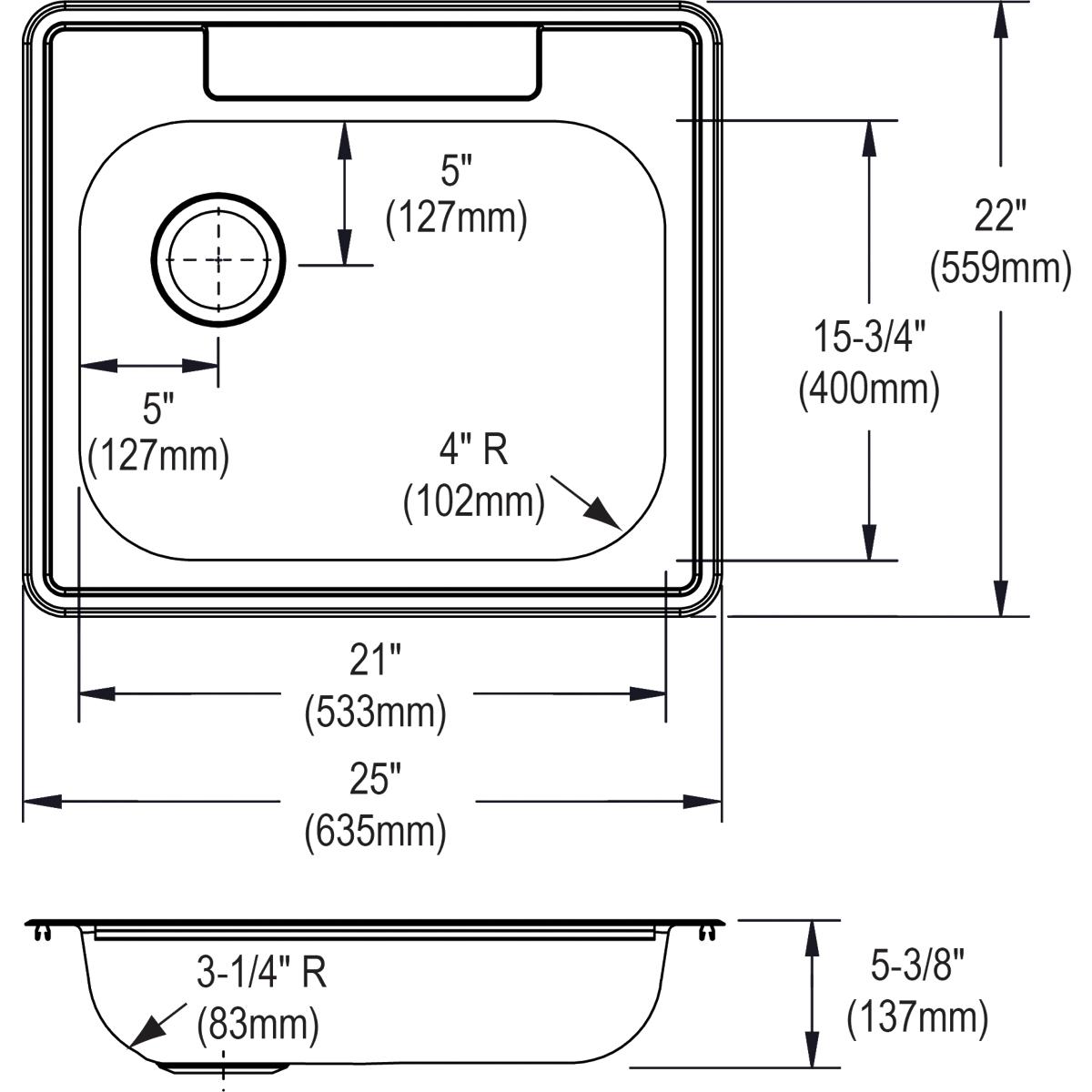 Elkay GE12522L3 Kitchen-Sinks - View #3